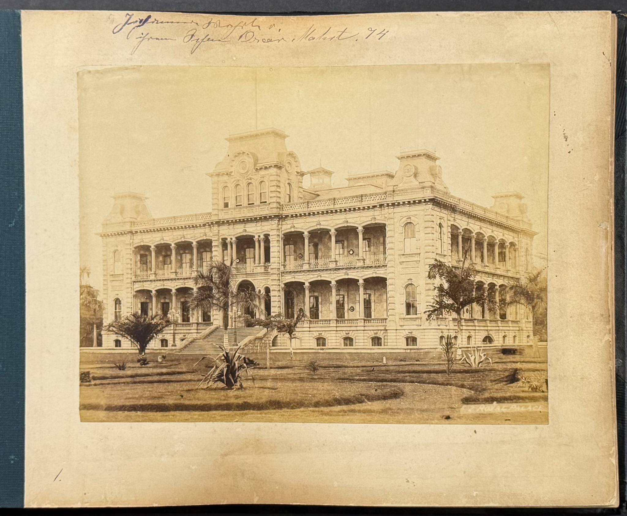 Photo Album of Hawaii with 24 Albumen Photographs by James J. Williams, c. 1890s