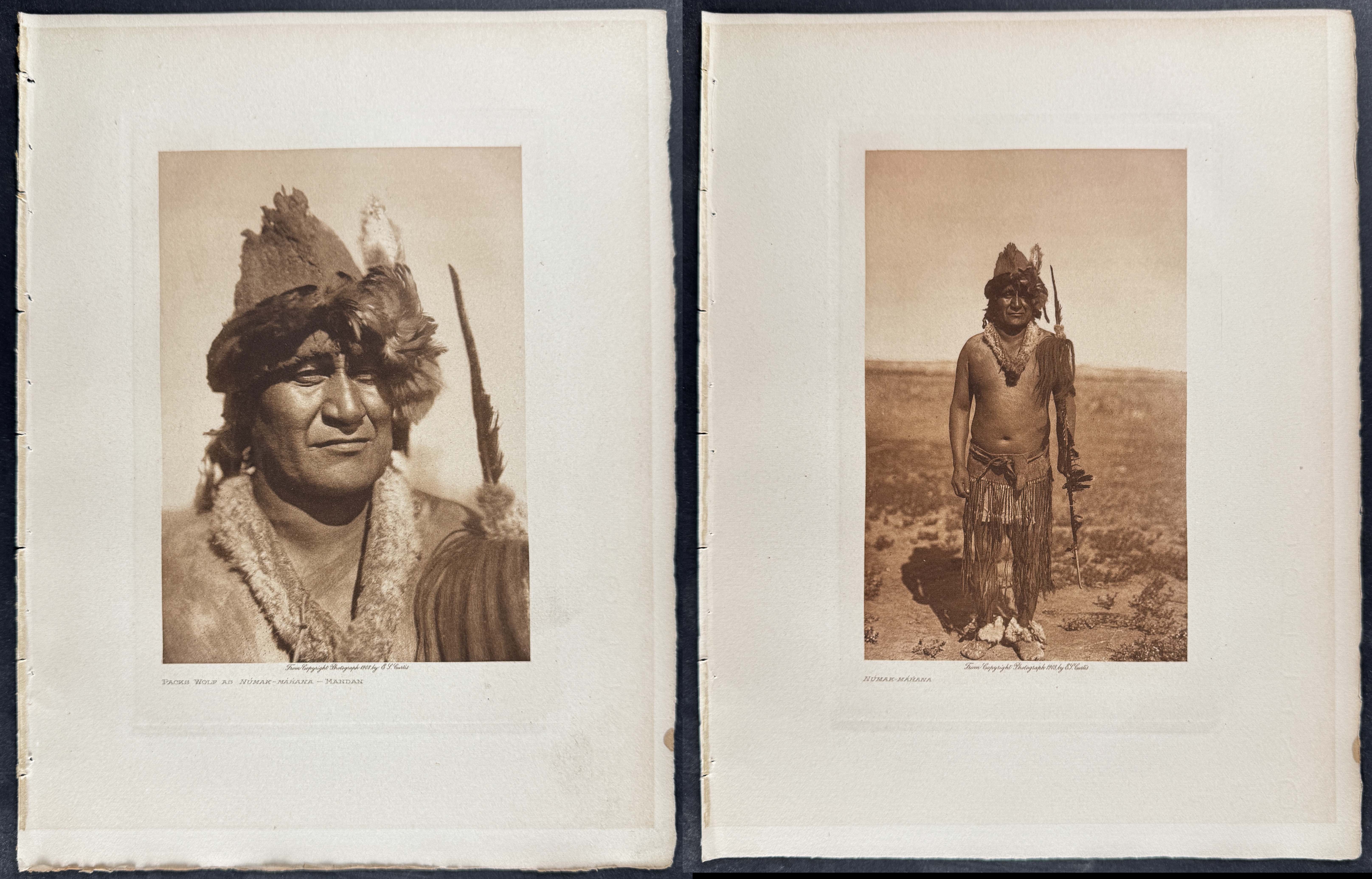 Edward Curtis - 3 Native American Photogravures
