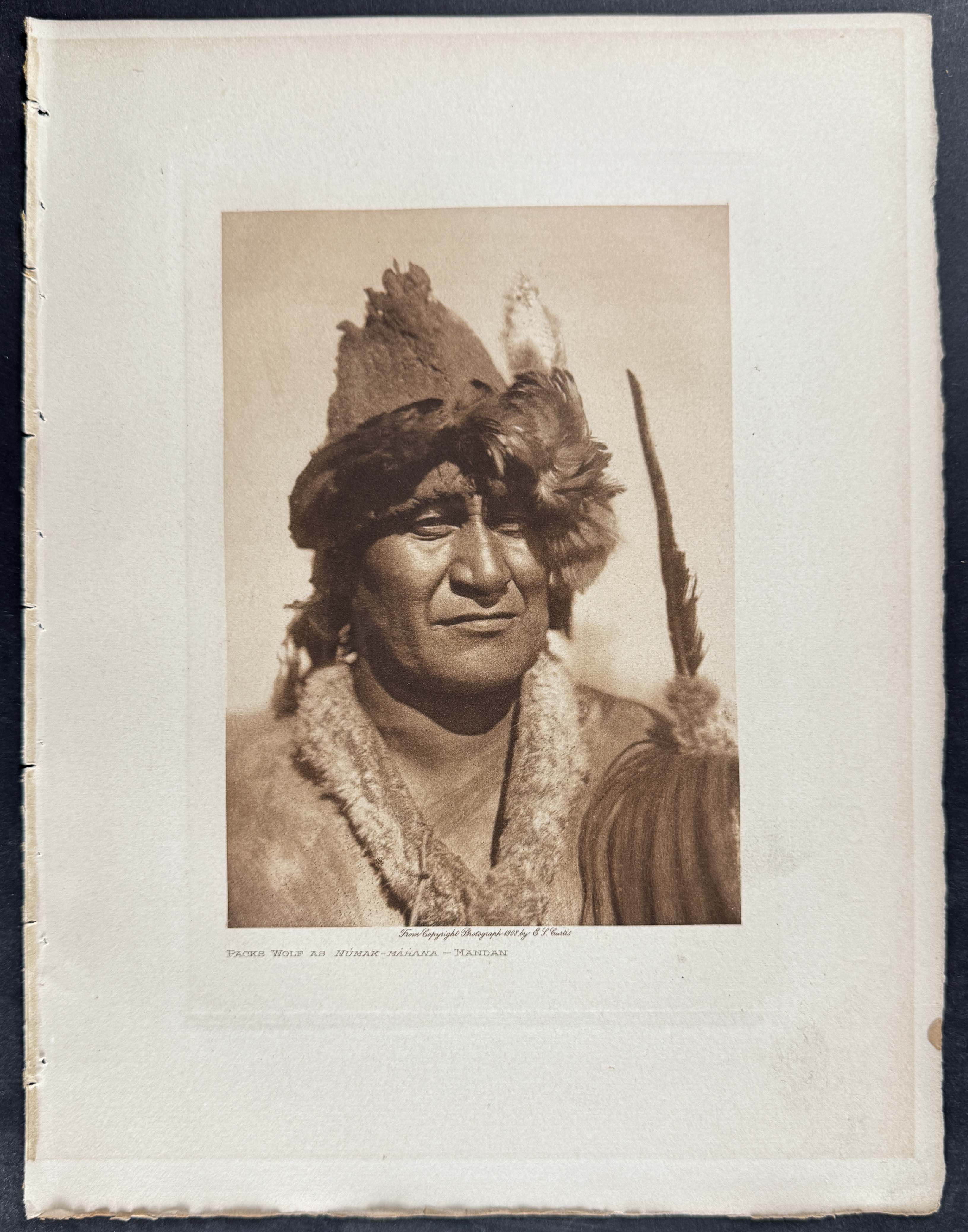 Edward Curtis - 3 Native American Photogravures