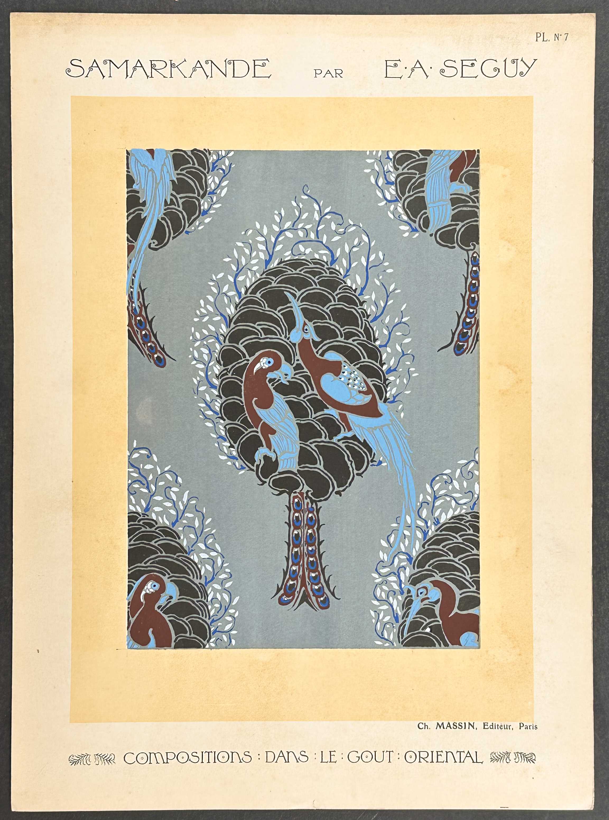Seguy - Pair of Compositions with an Oriental Design