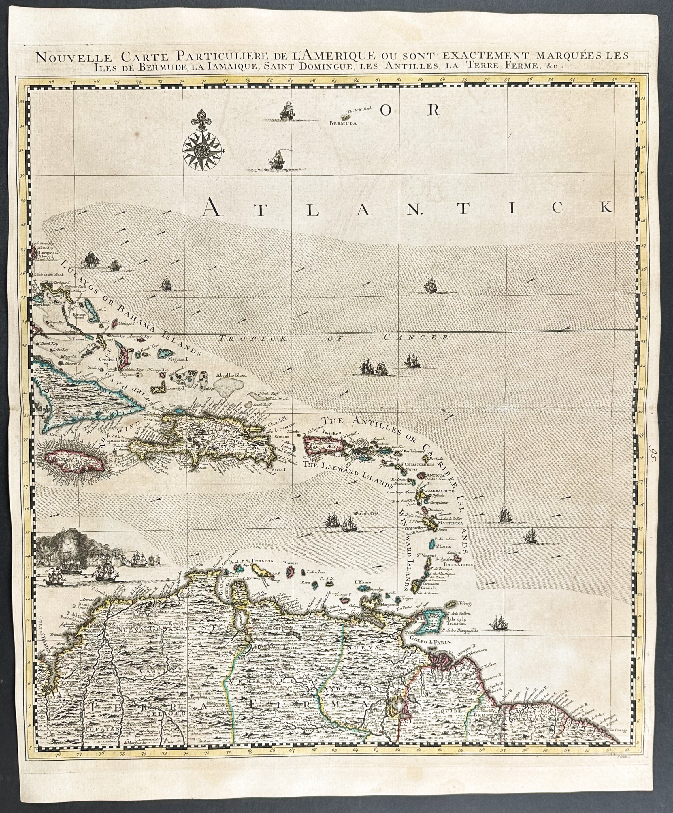 De L'Isle - 5 Maps Creating Popple's Wall Map of America