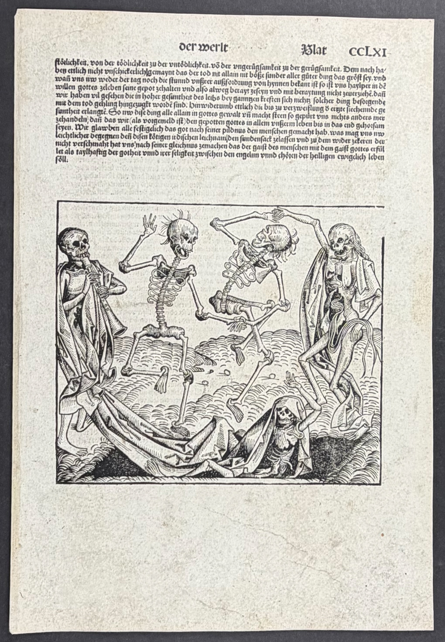 Schedel, pub. 1493 - Dance of Death (Danse Macabre) (Imago mortis)