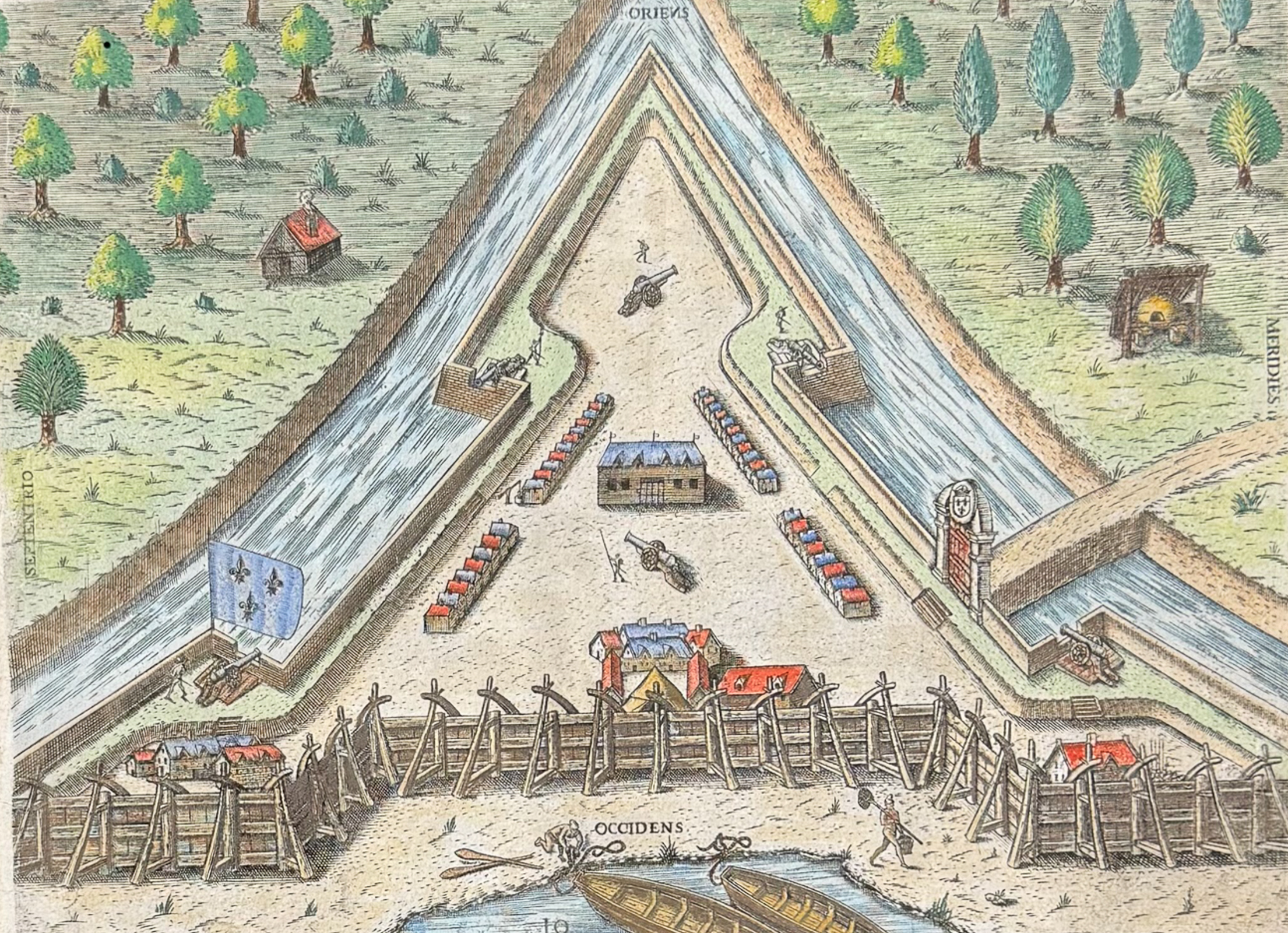 De Bry - Florida - Picture of Fort Caroline