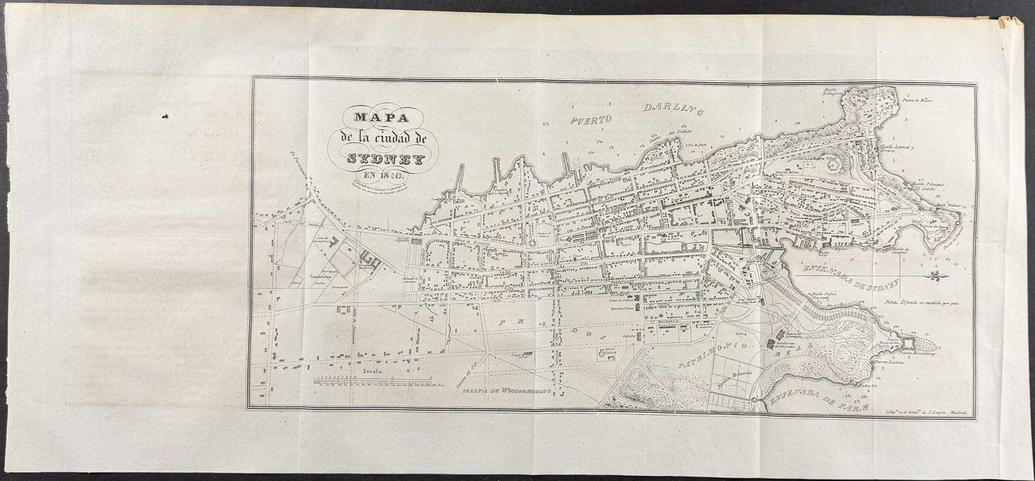 Rojas - Plan of Sydney, Australia