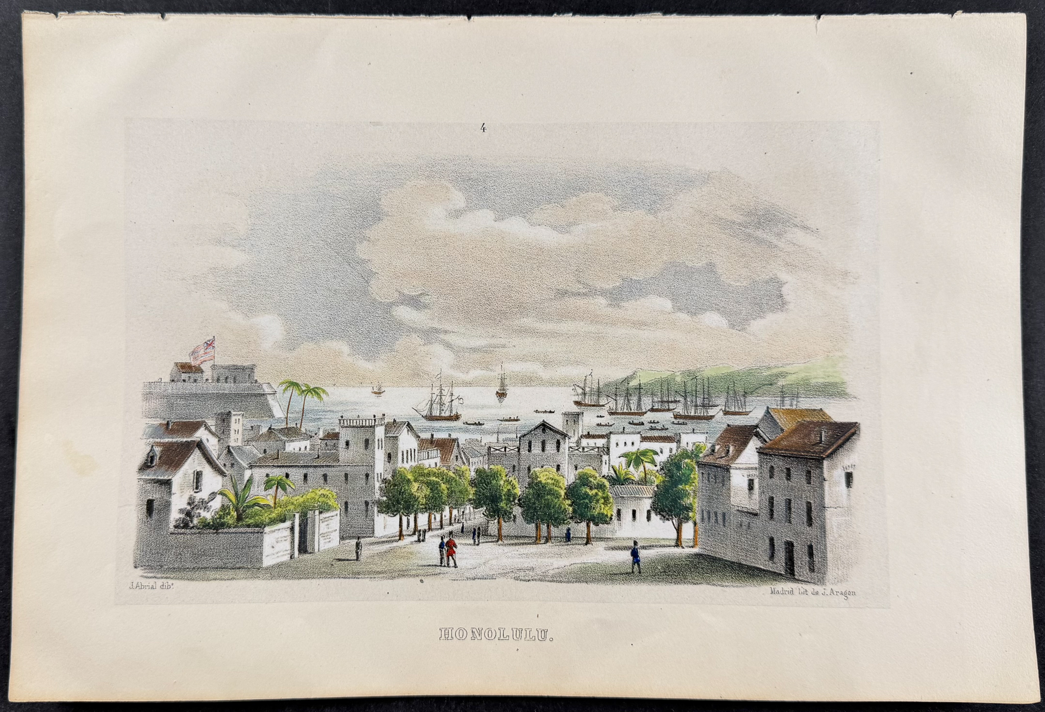 Rojas, Hawaii - View of Honolulu (Sandwich Islands)