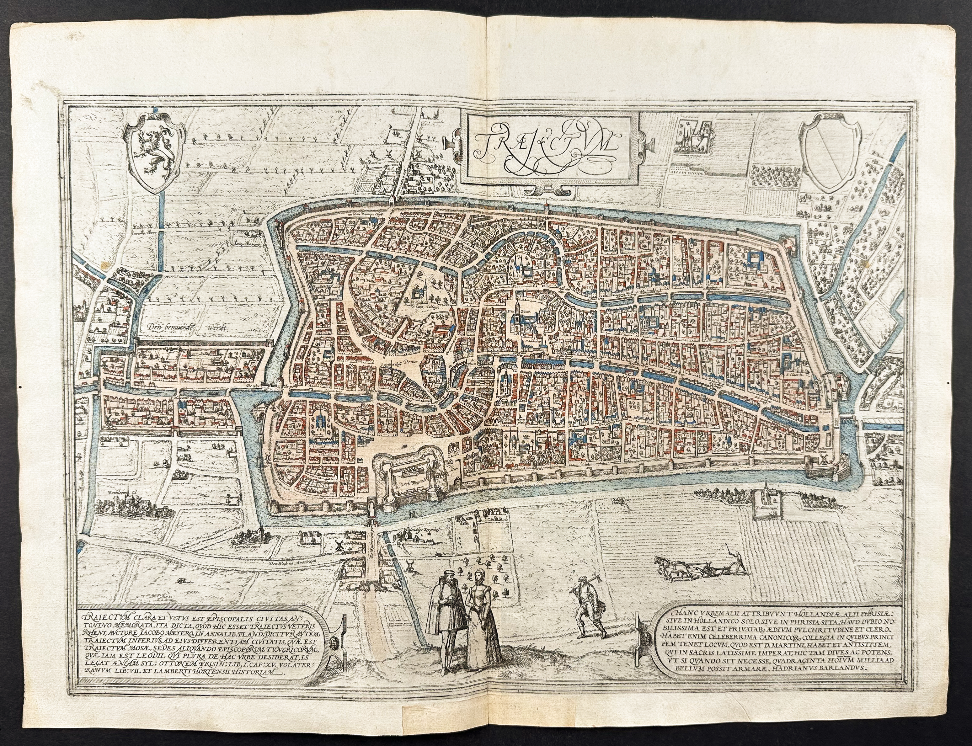 Braun & Hogenberg, pub. 1575 - View of Utrecht, Netherlands