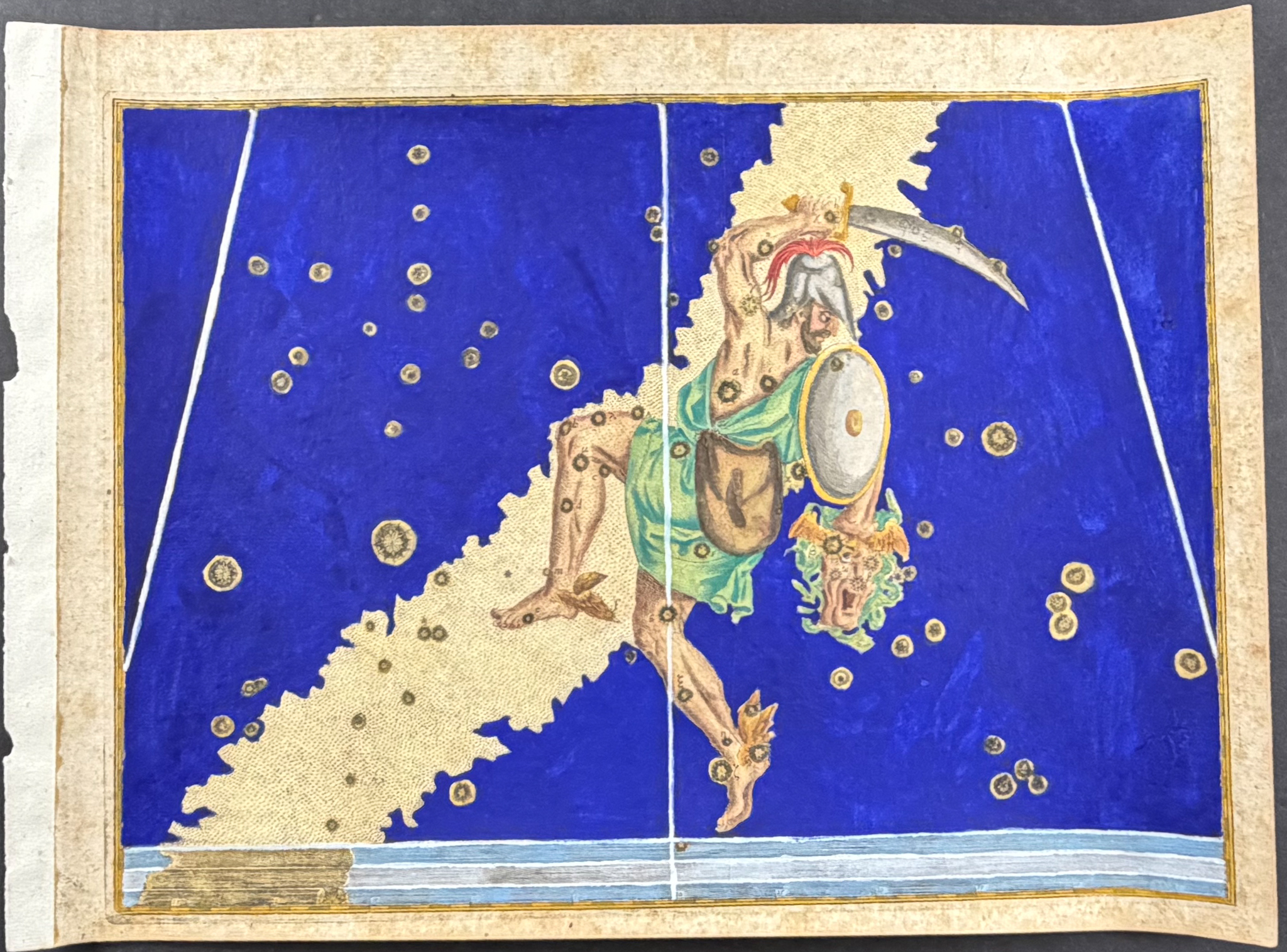 Bayer - Pair of Constellation or Celestial Charts of Bootes & Perseus with the head of Medusa
