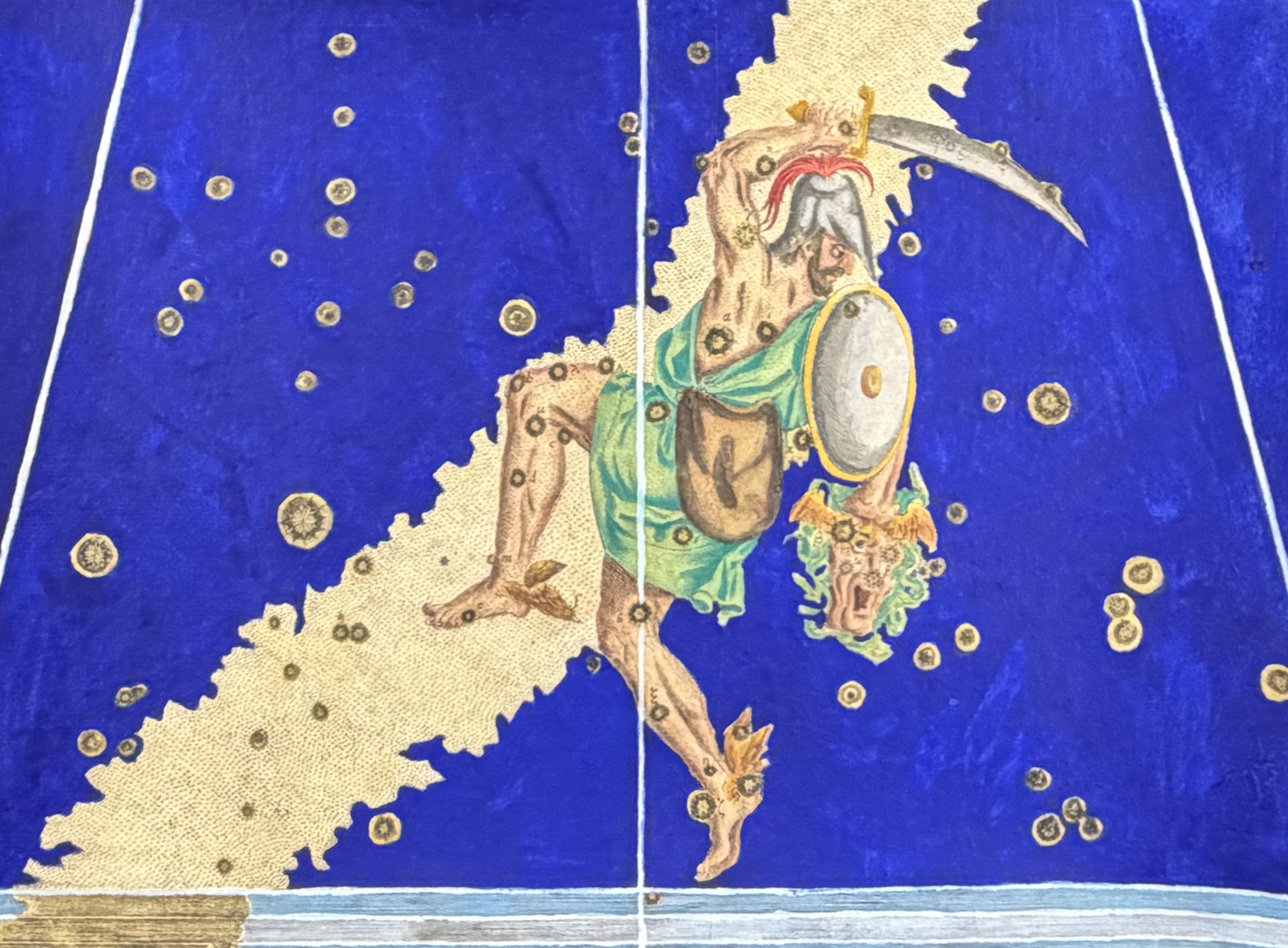 Bayer - Pair of Constellation or Celestial Charts of Bootes & Perseus with the head of Medusa