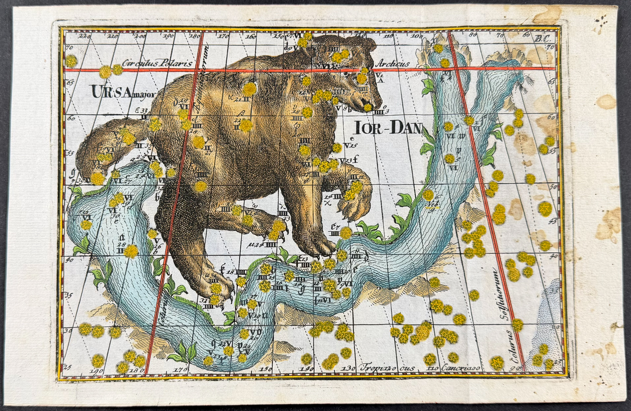 Thomas - Constellation or Celestial Chart of Ursa Major, Jor-Dan