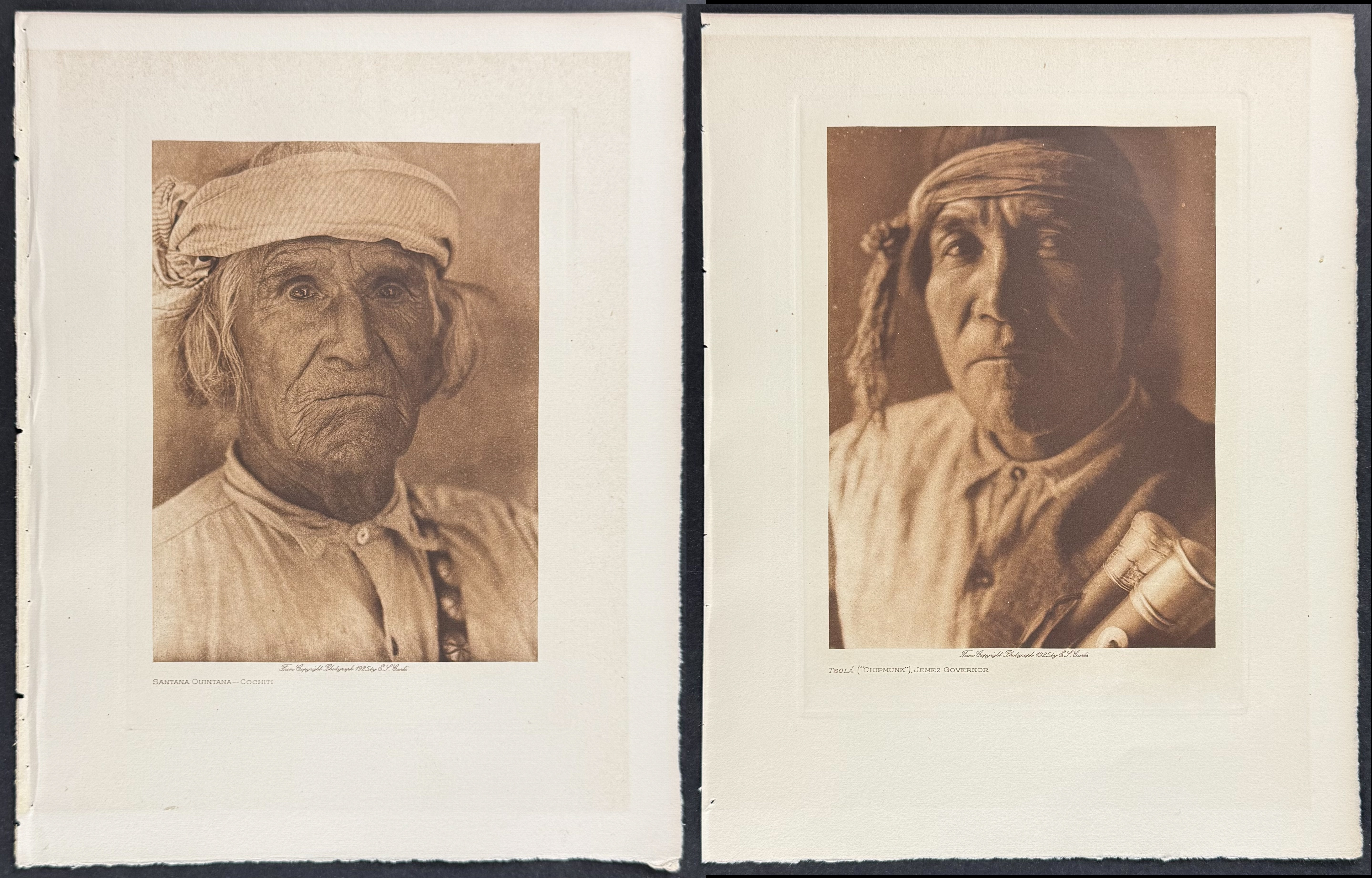 Edward Curtis - 7 Native American Photogravures