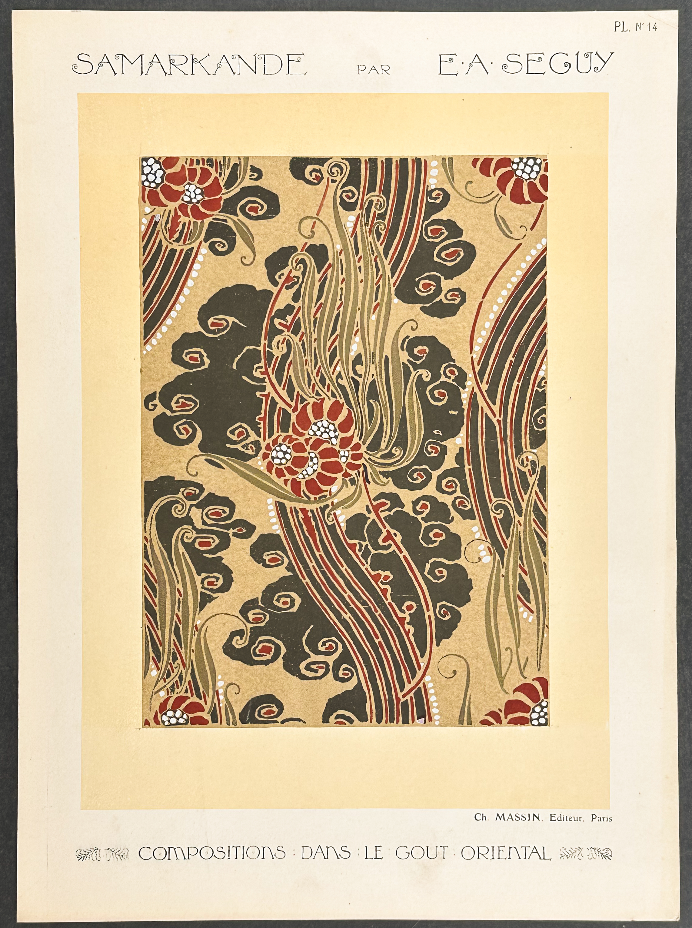 Seguy - Pair of Compositions with an Oriental Design