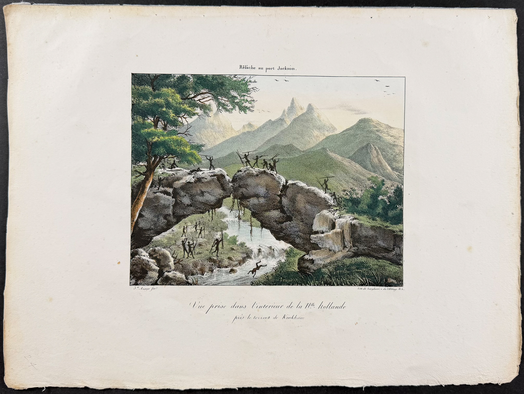 Arago, Australia - Battle in New Holland