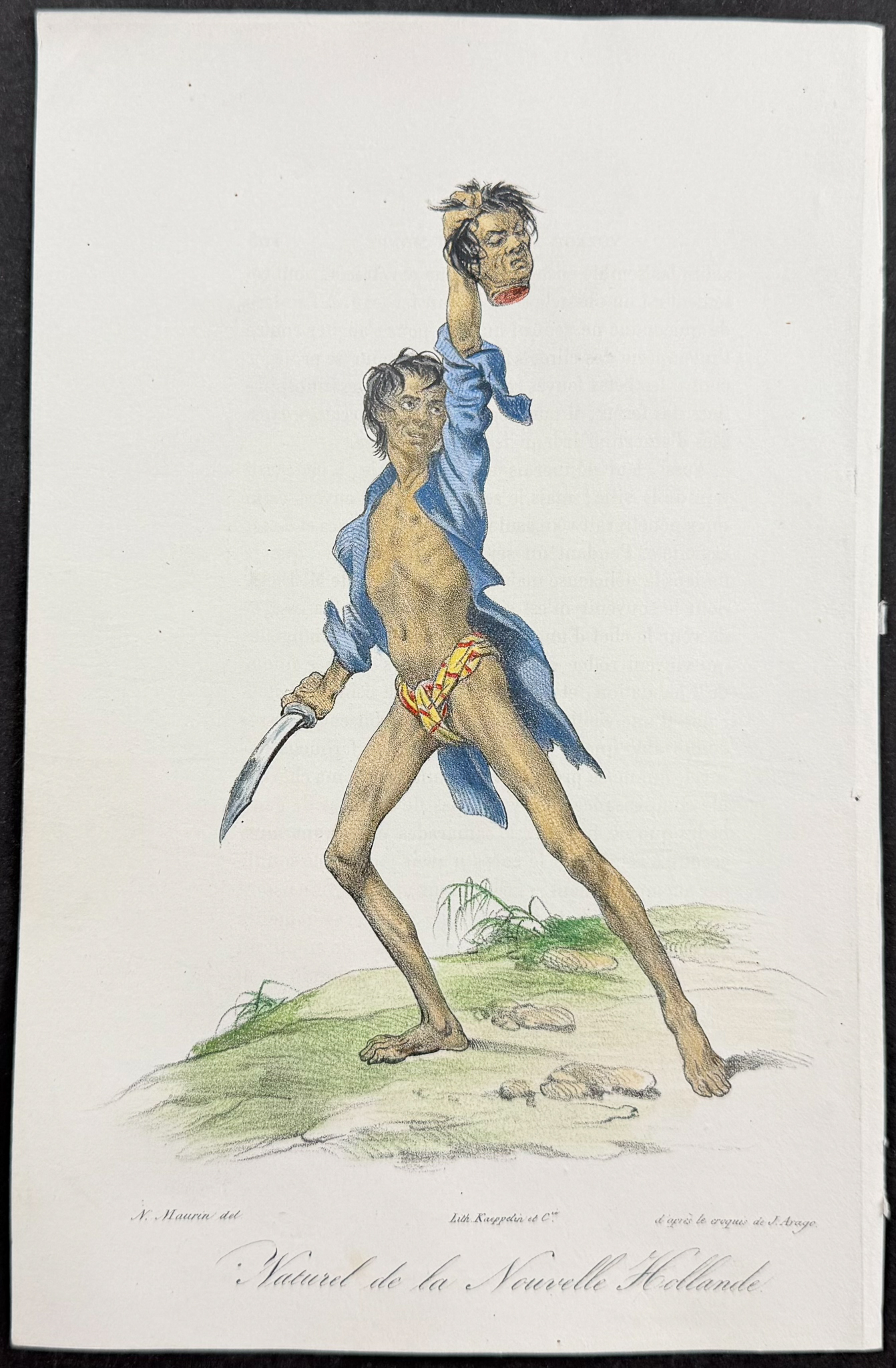 Arago, Australia - Aborigine, Native of New Holland [Naturel de la Nouvelle Hollande]