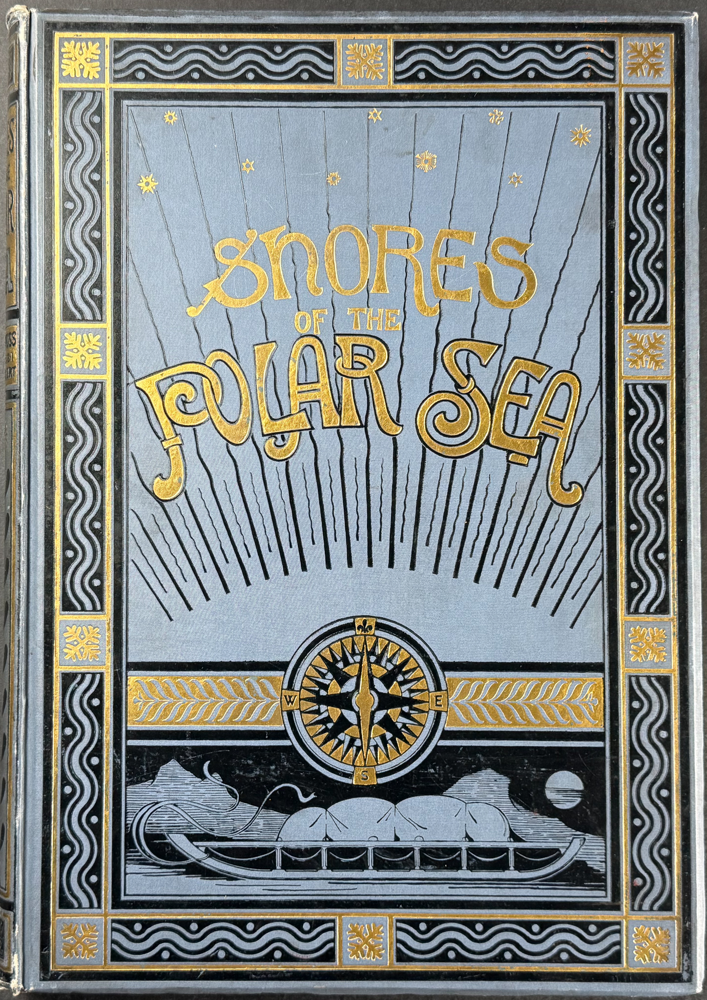 Moss's Shores of the Polar Sea - Volume with Map & 16 Mounted Plates