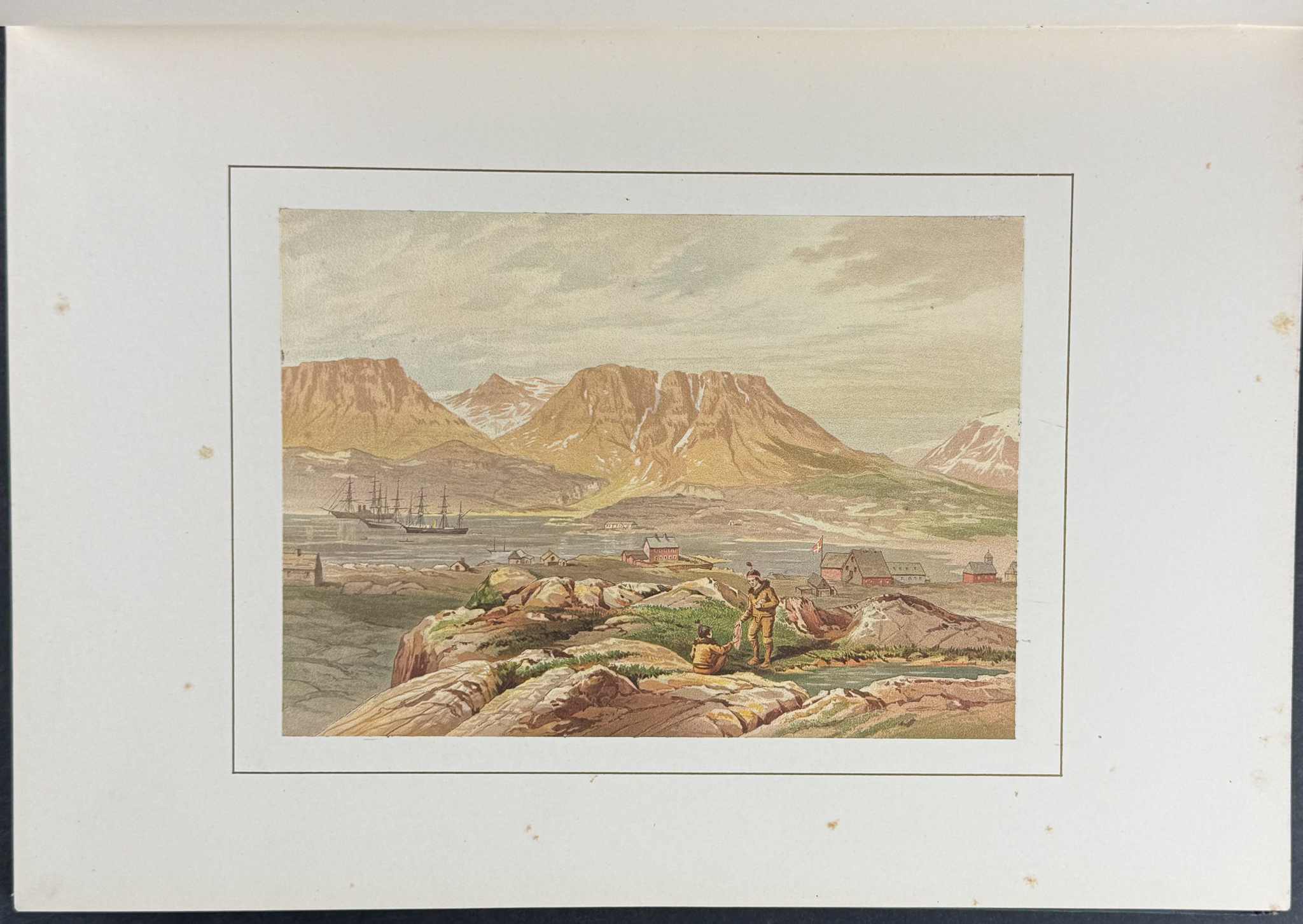 Moss's Shores of the Polar Sea - Volume with Map & 16 Mounted Plates