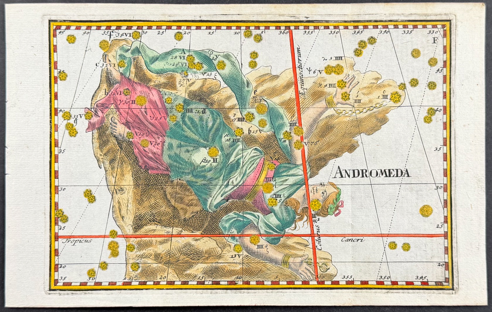 Thomas - Constellation or Celestial Chart of Andromeda
