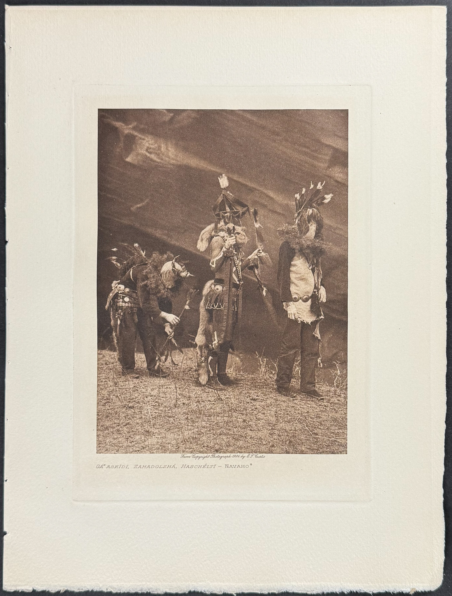Edward Curtis - Garaskidi, Zahadolzha, Haschelti - Navaho
