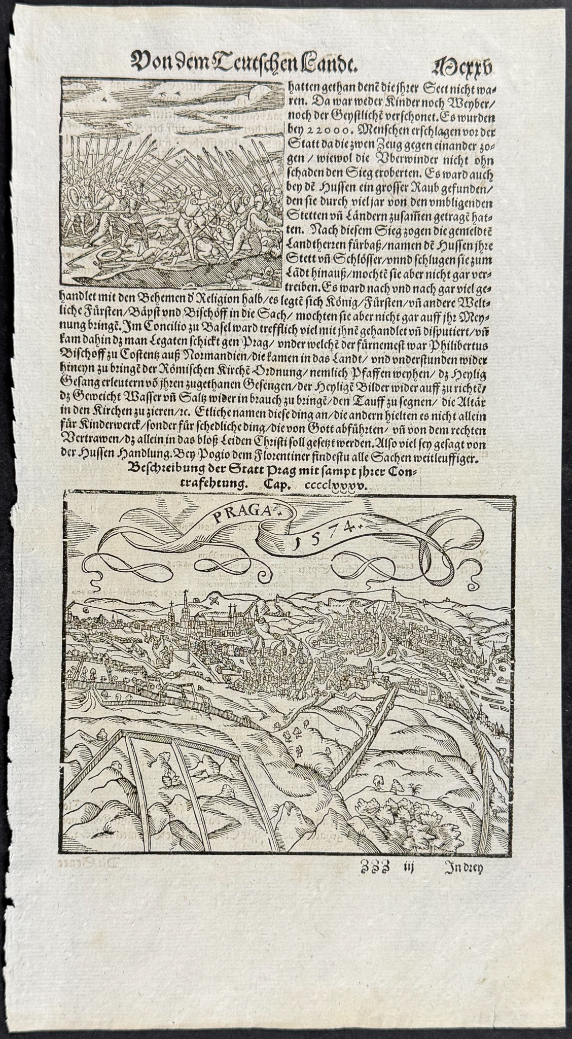 Munster, pub. 1592 - View of Prague, Czech Republic