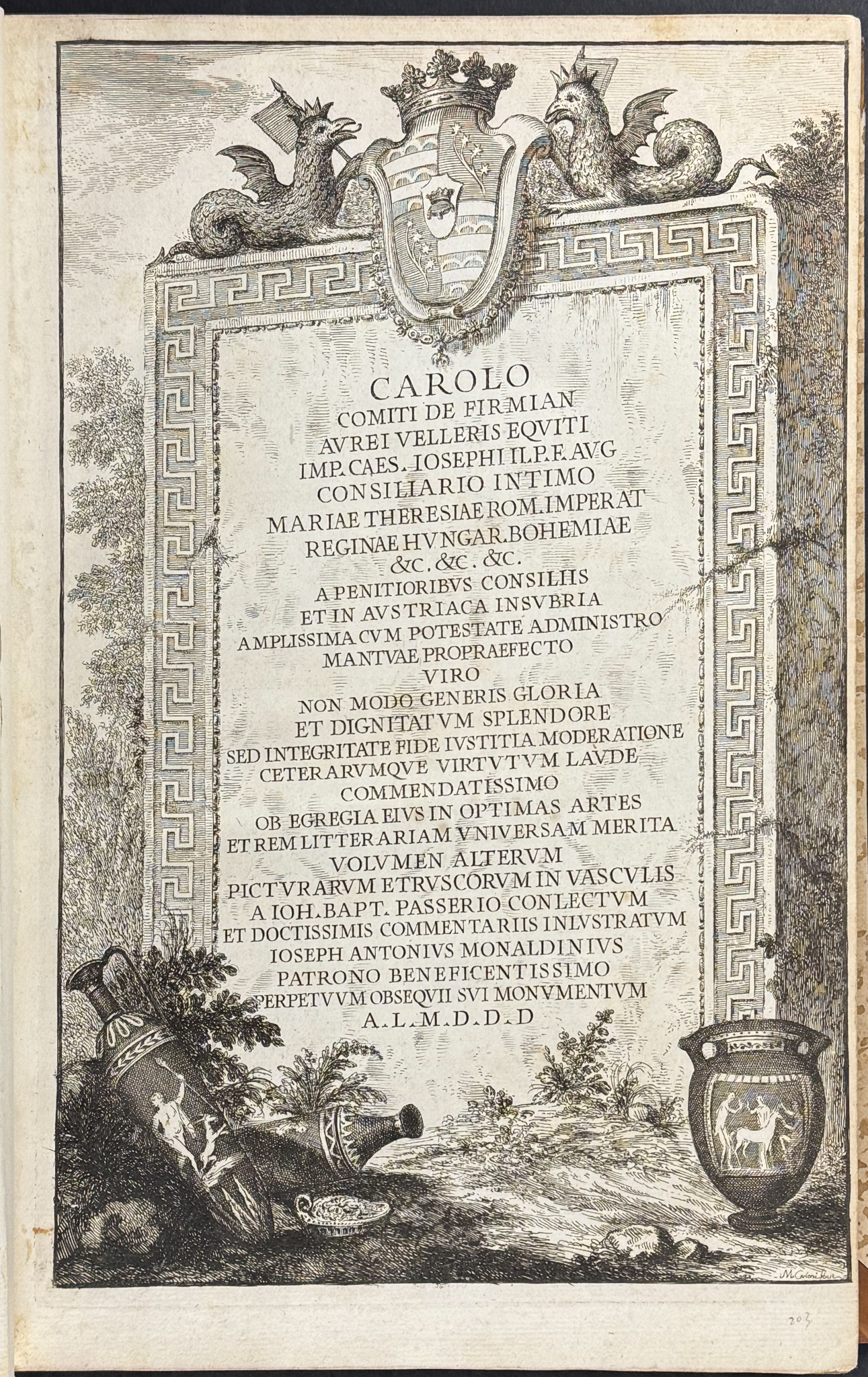 Passeri's Picturae Etruscorum.. - Volume 2 with 94 Hand-colored Engravings