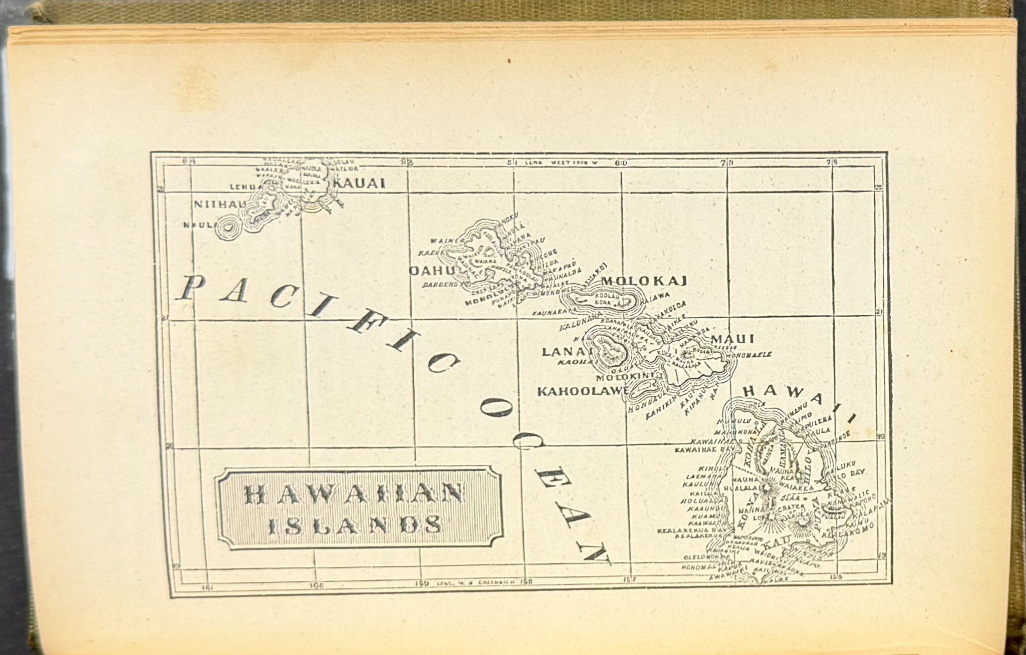 Cheever's Life in the Sandwich Islands - Volume with 6 Wood Engravings + Map (First Printed View of Surfing)
