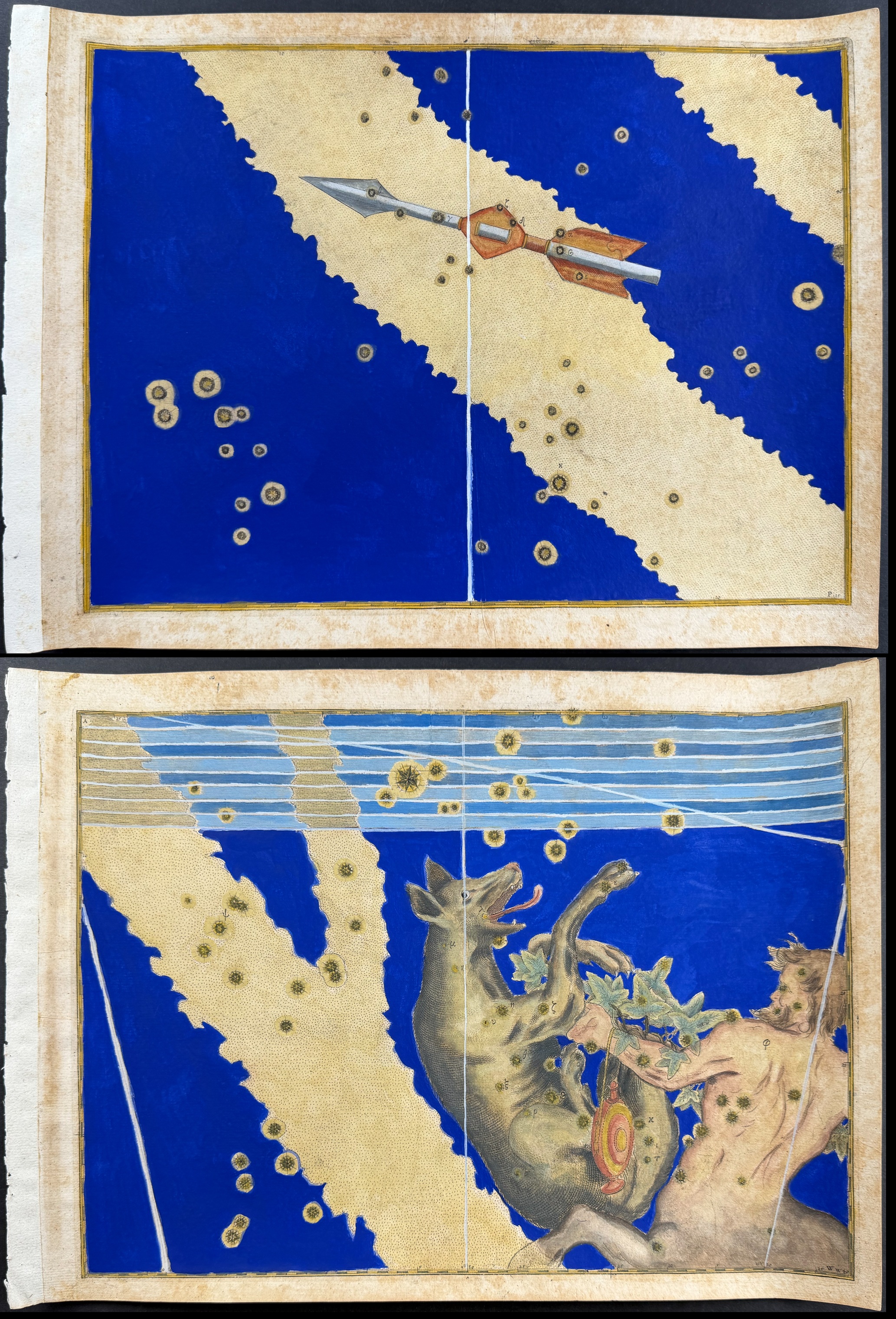Bayer - 5 Constellation or Celestial Charts