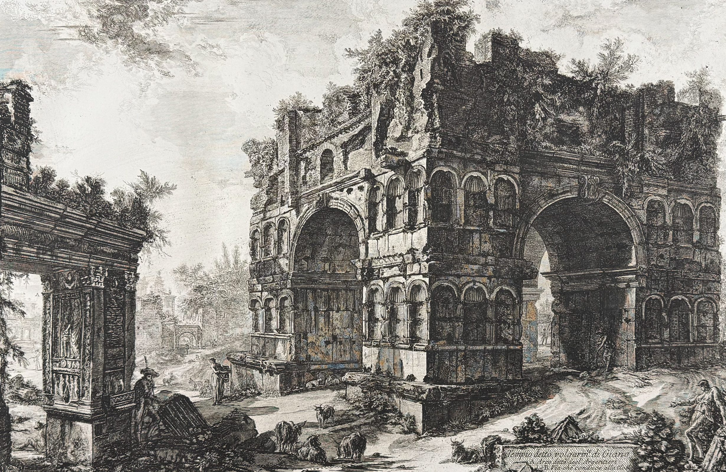 Piranesi, Folio - Temple commonly called that of Janus [Tempio detto volgarinte di Giana]