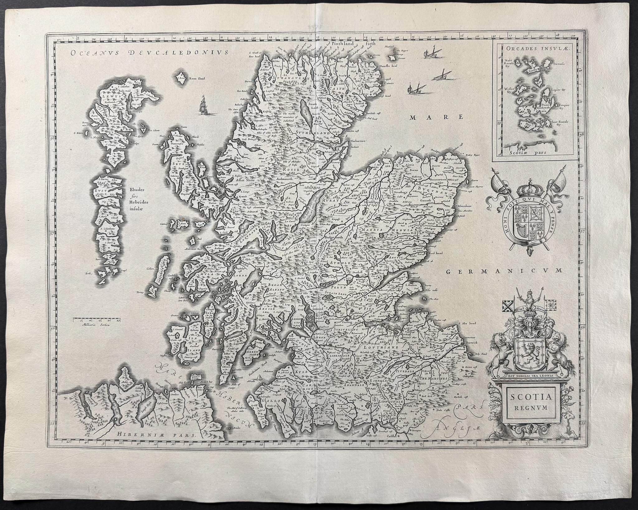 Blaeu - Map of Scotland