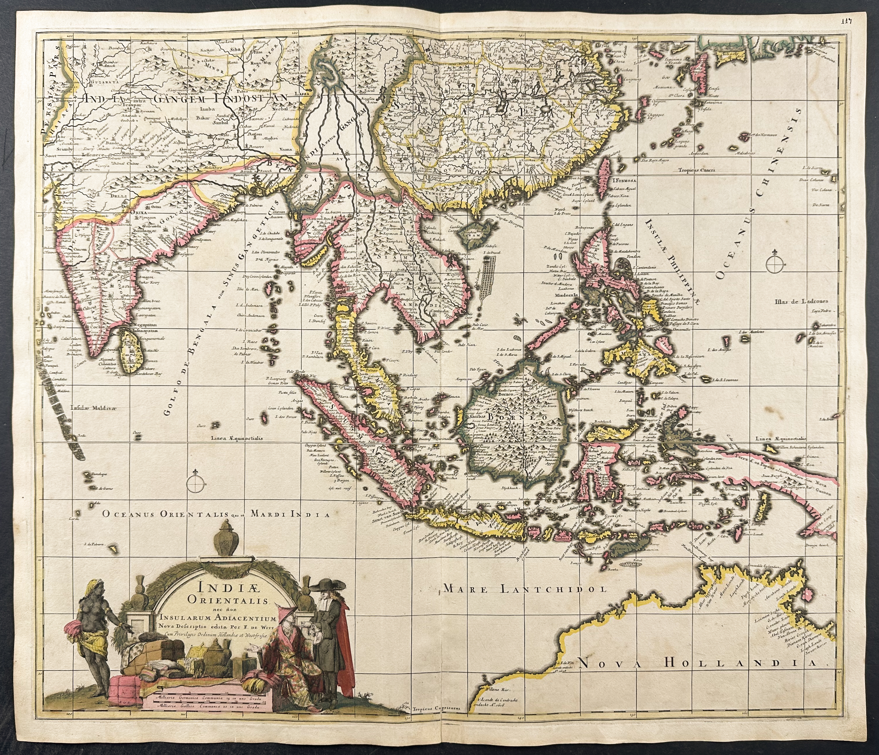 De Wit - Map of the East Indies, India