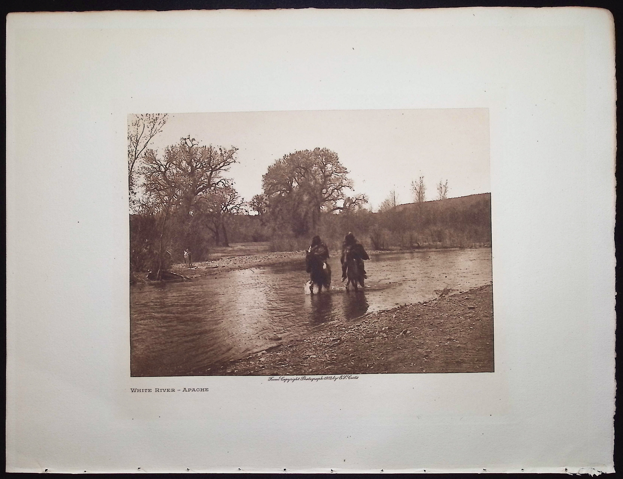 Edward Curtis - White River - Apache