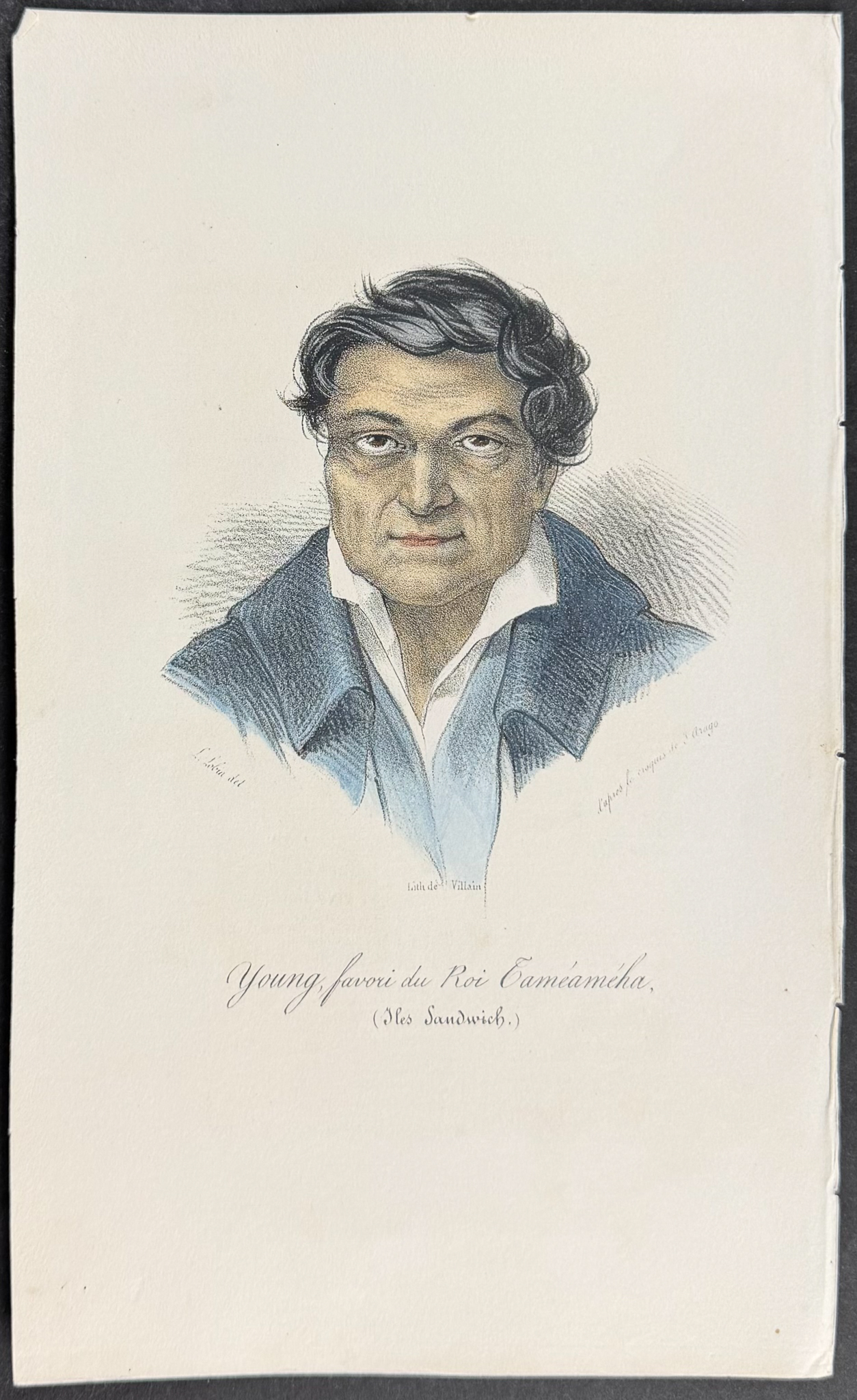 Arago, Hawaii - Young, favorite of King Kamehameha (Sandwich Islands) [Young, favori du Roi Tameameha (Iles Sandwich)]