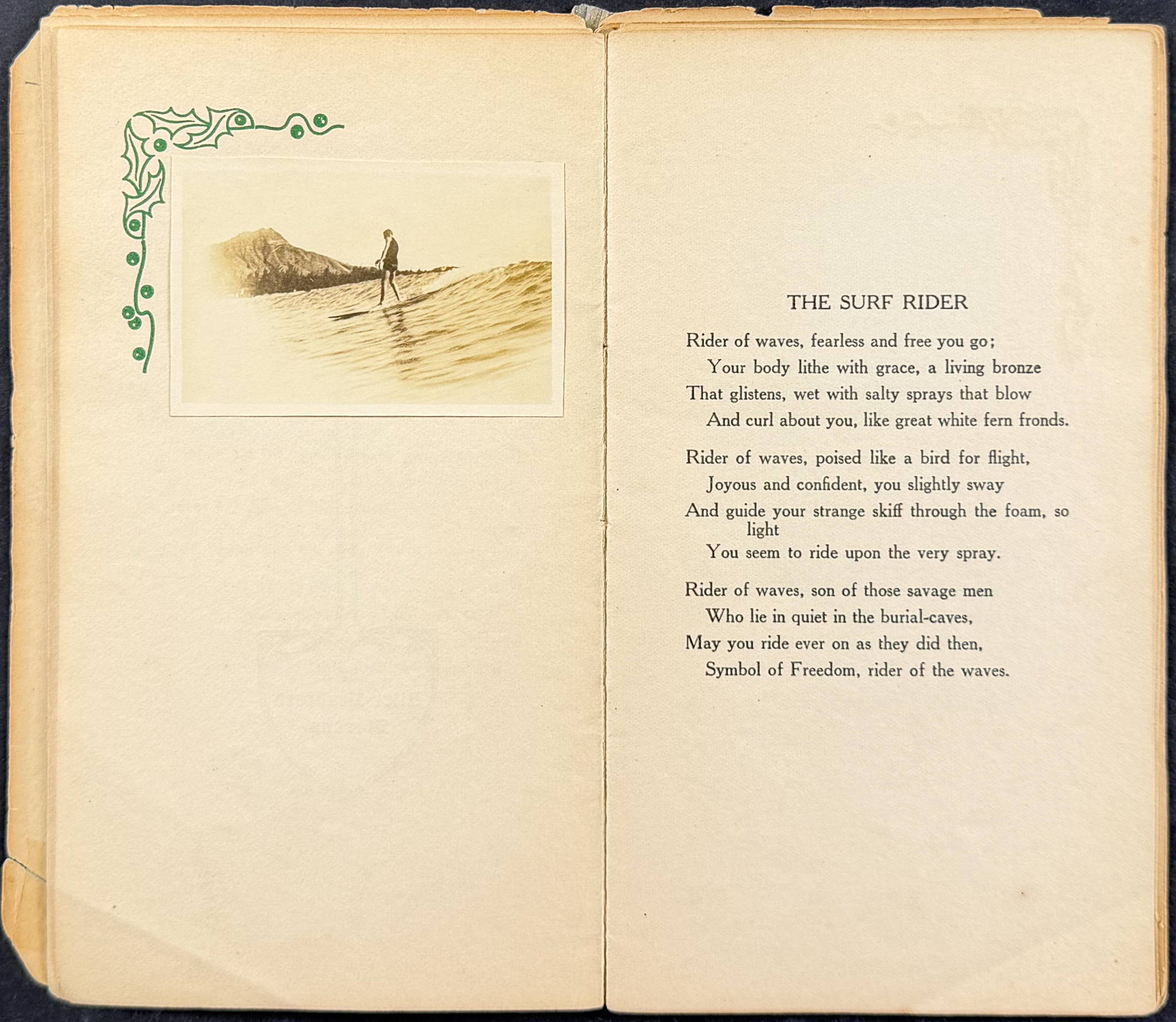 Stevens's Hawaiian Leis - One-of-a-kind Collection with 9 Photographs & Poems