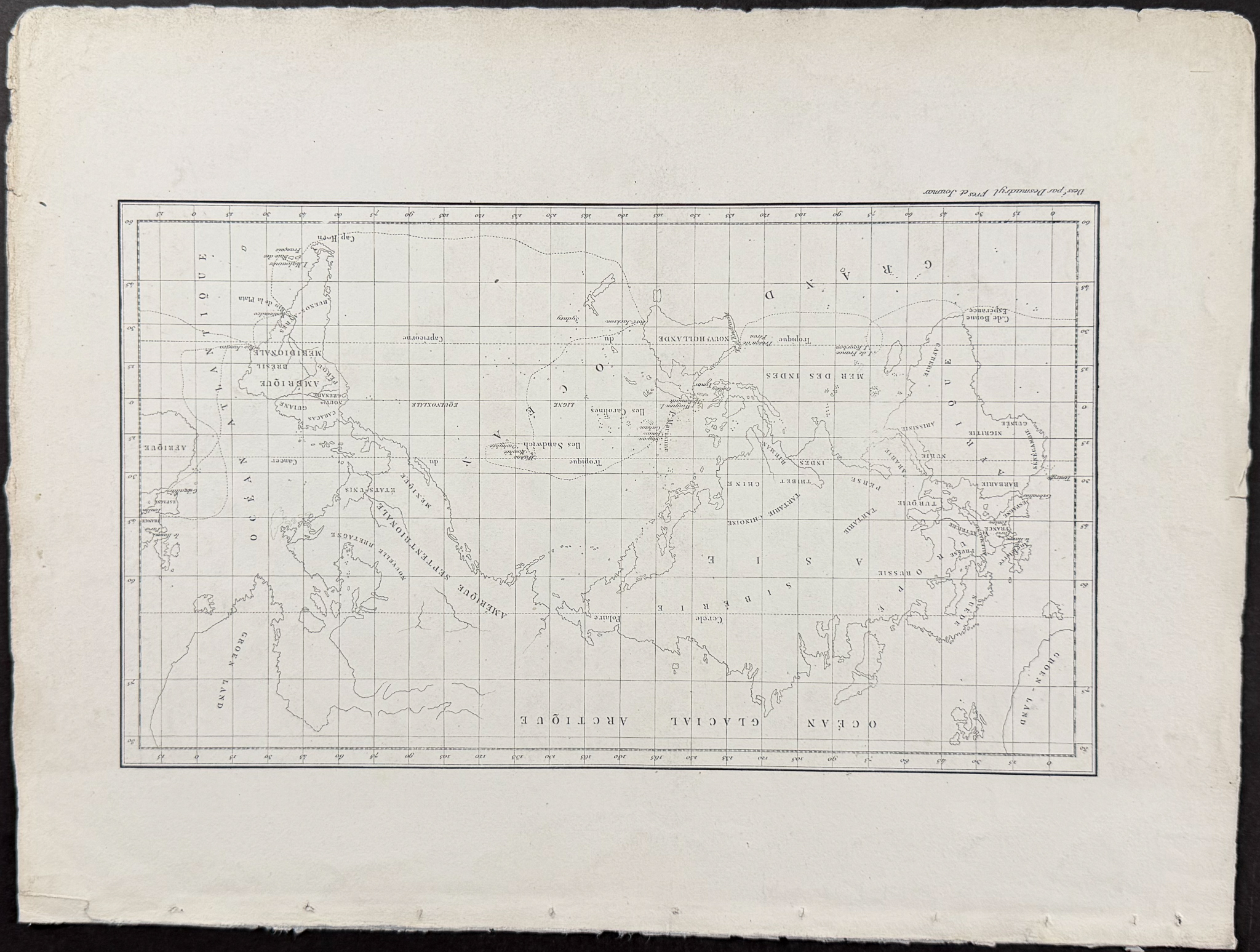 Ferrario - Map of the World
