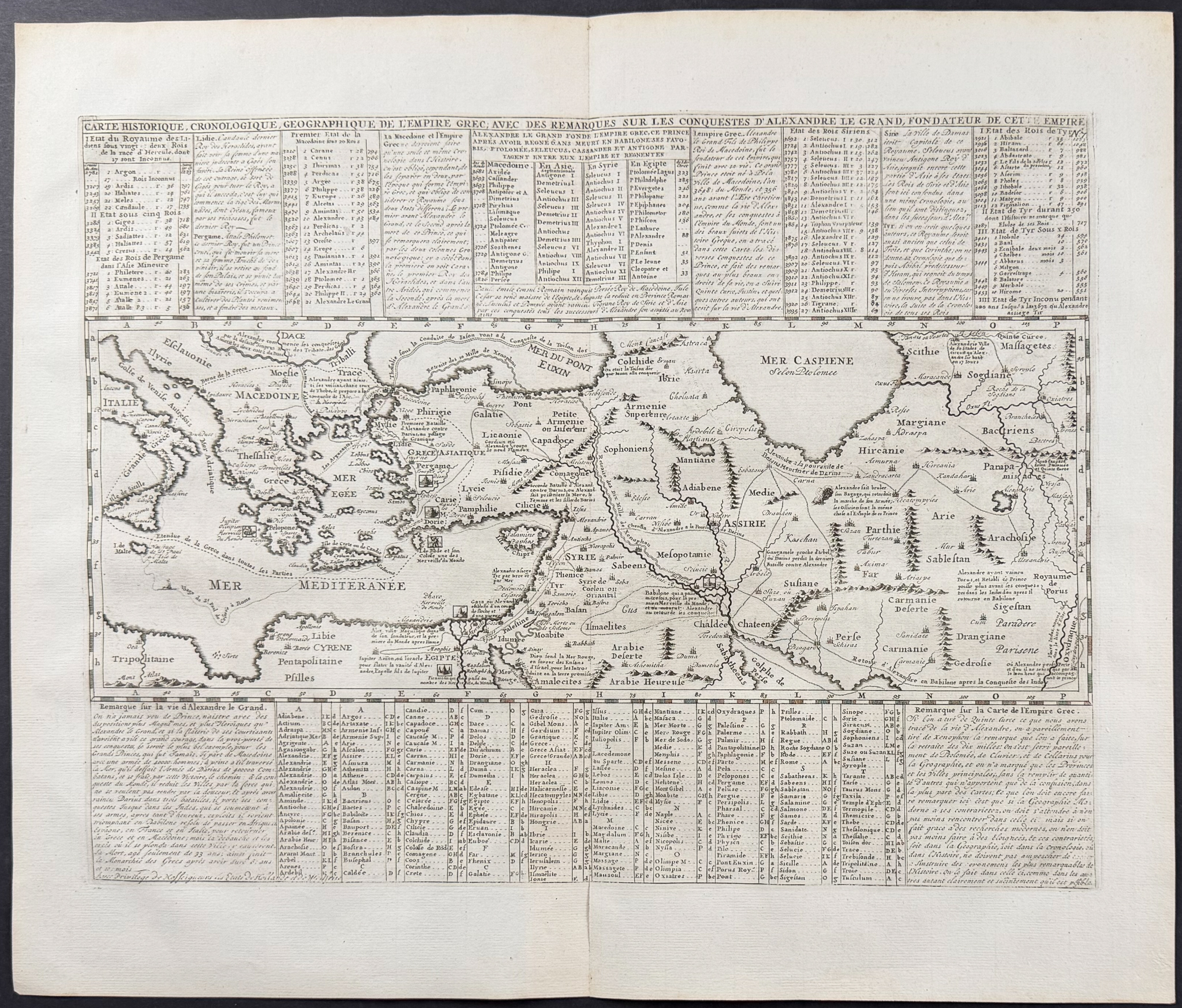 Chatelain - 4 Maps of Greece, Italy, Alexander the Great's Empire, and Spain & Portugal
