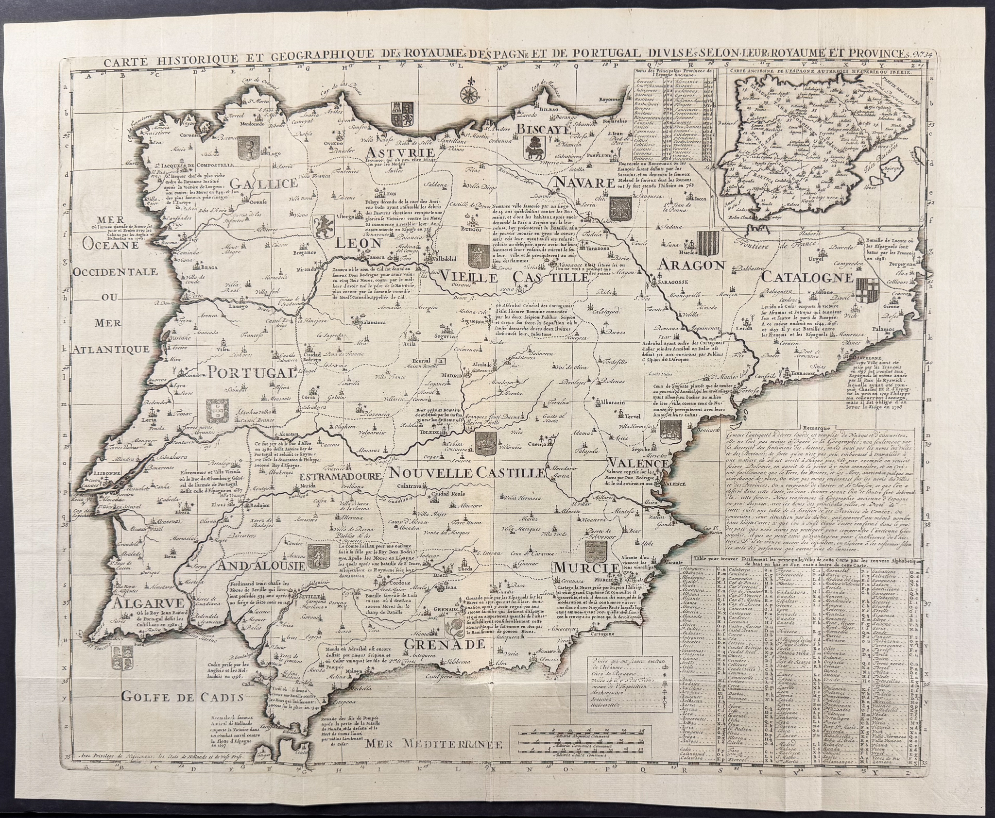 Chatelain - 4 Maps of Greece, Italy, Alexander the Great's Empire, and Spain & Portugal