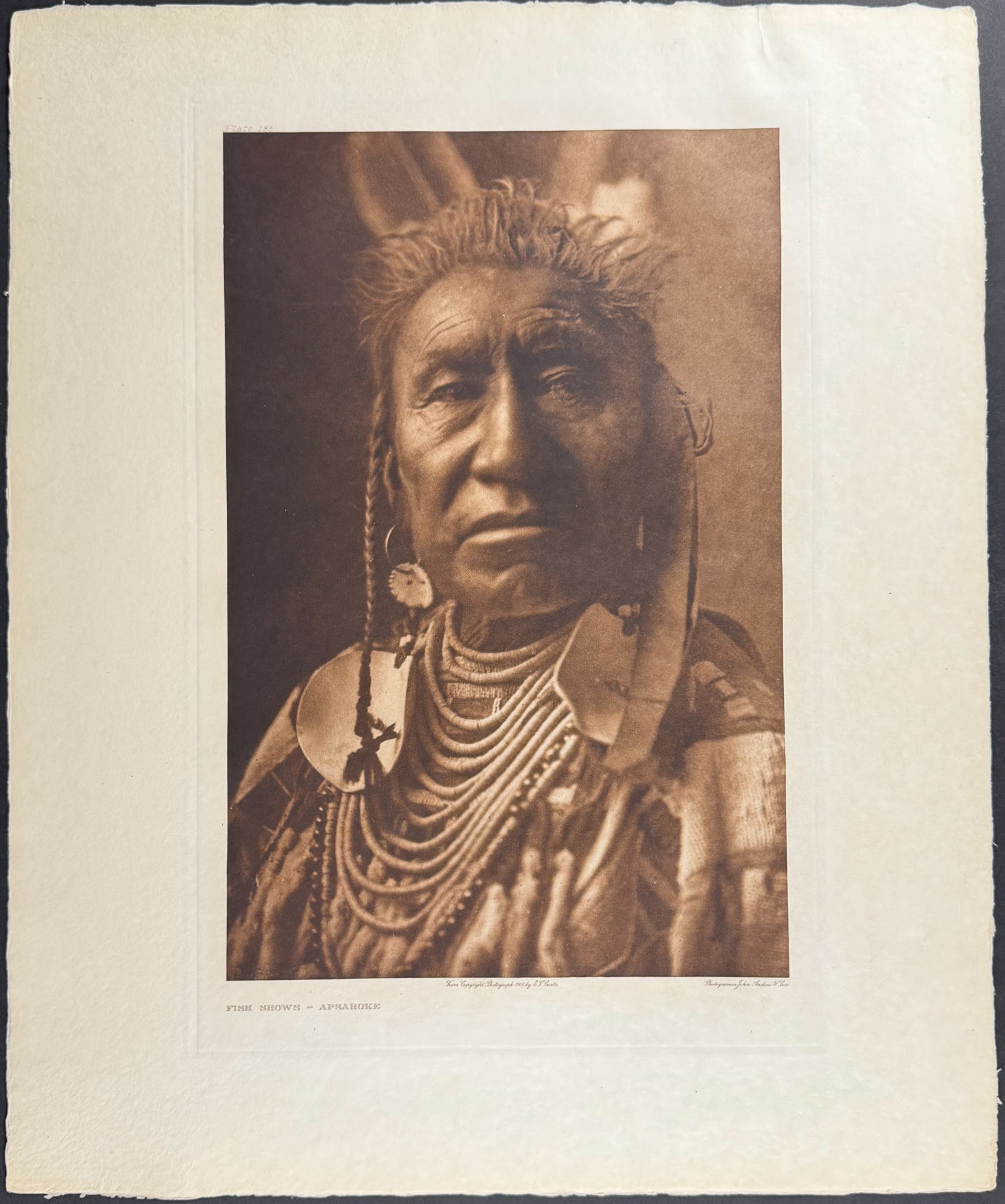 Edward Curtis, Folio - Fish Shows - Apsaroke (Crow Nation)