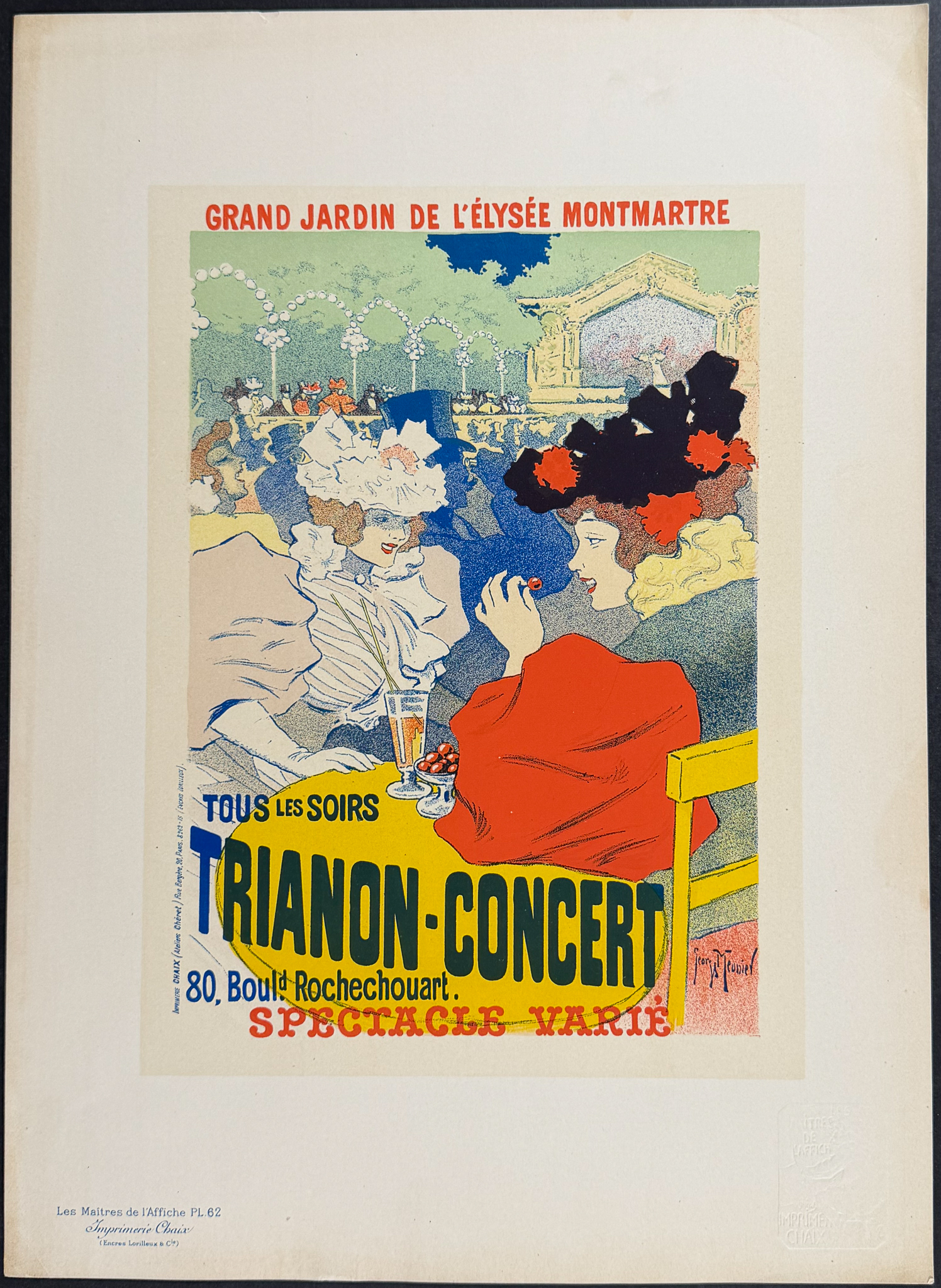 Maitres Affiches - 9 Poster Lithographs