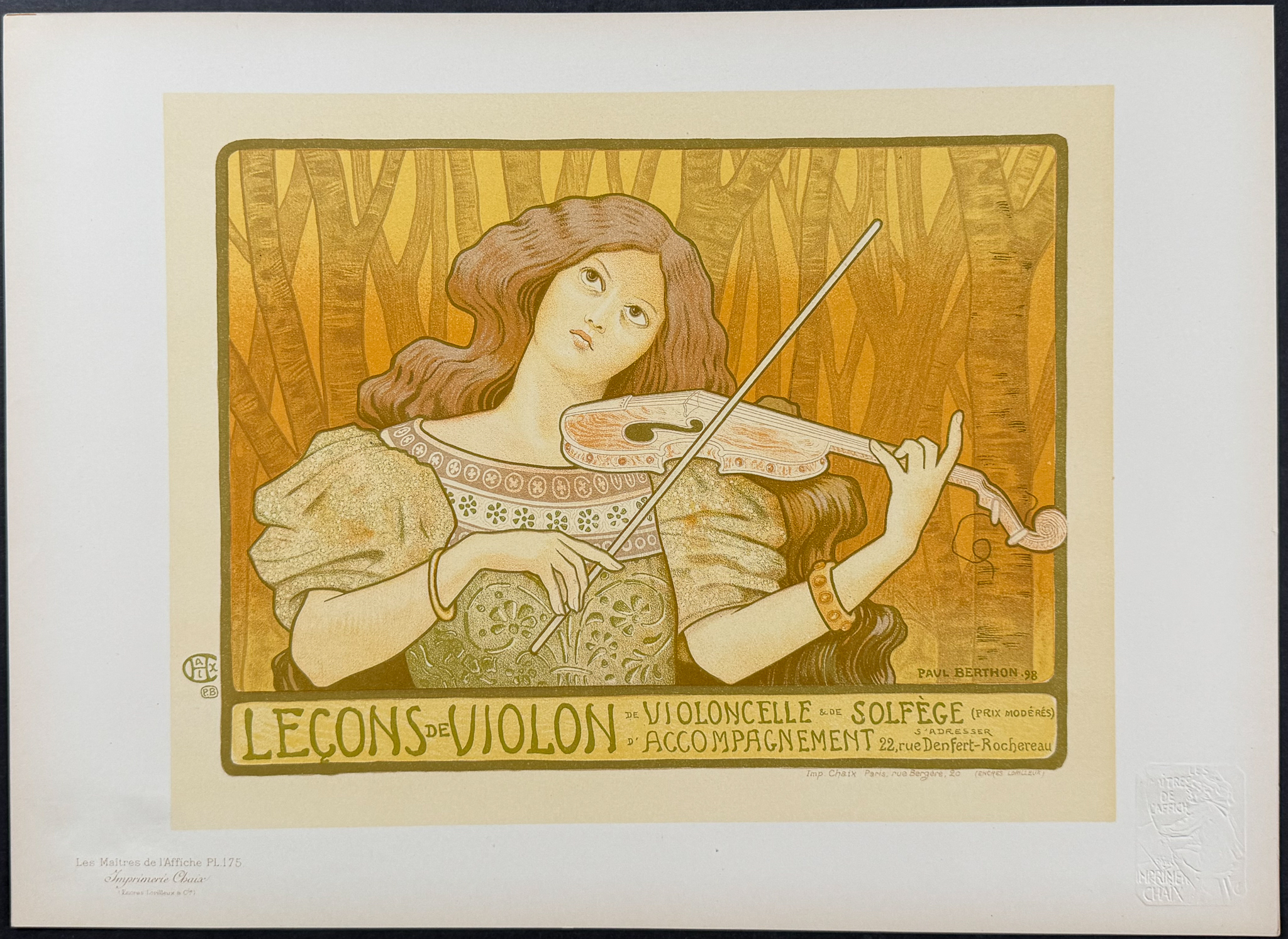 Maitres Affiches - 9 Poster Lithographs
