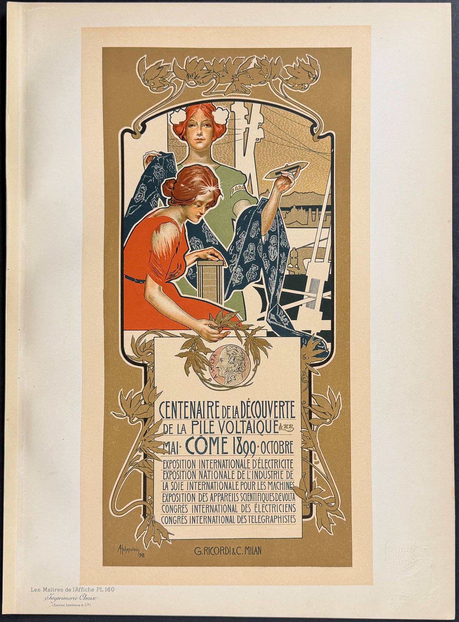 Maitres Affiches - 9 Poster Lithographs