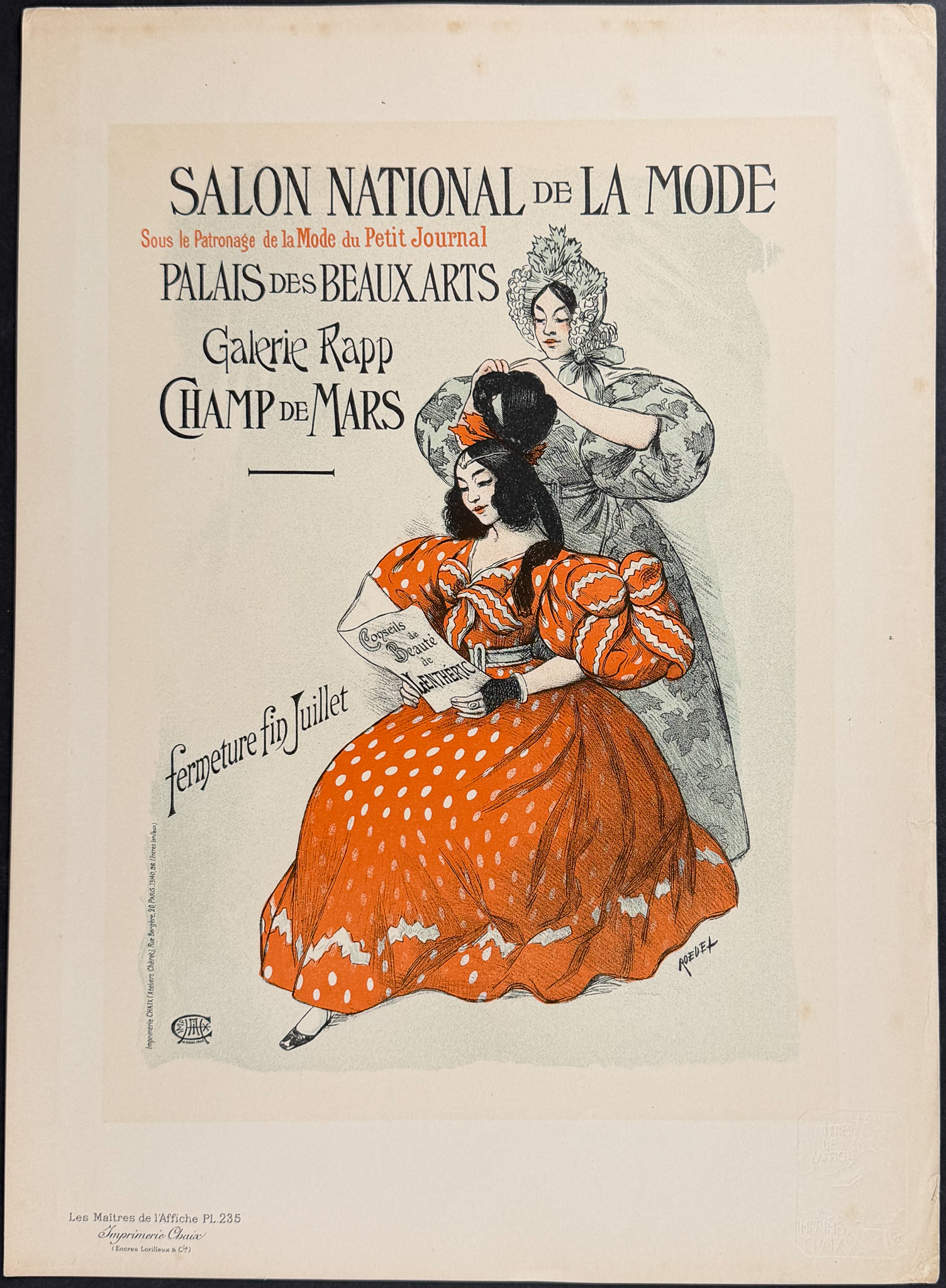 Maitres Affiches - 9 Poster Lithographs