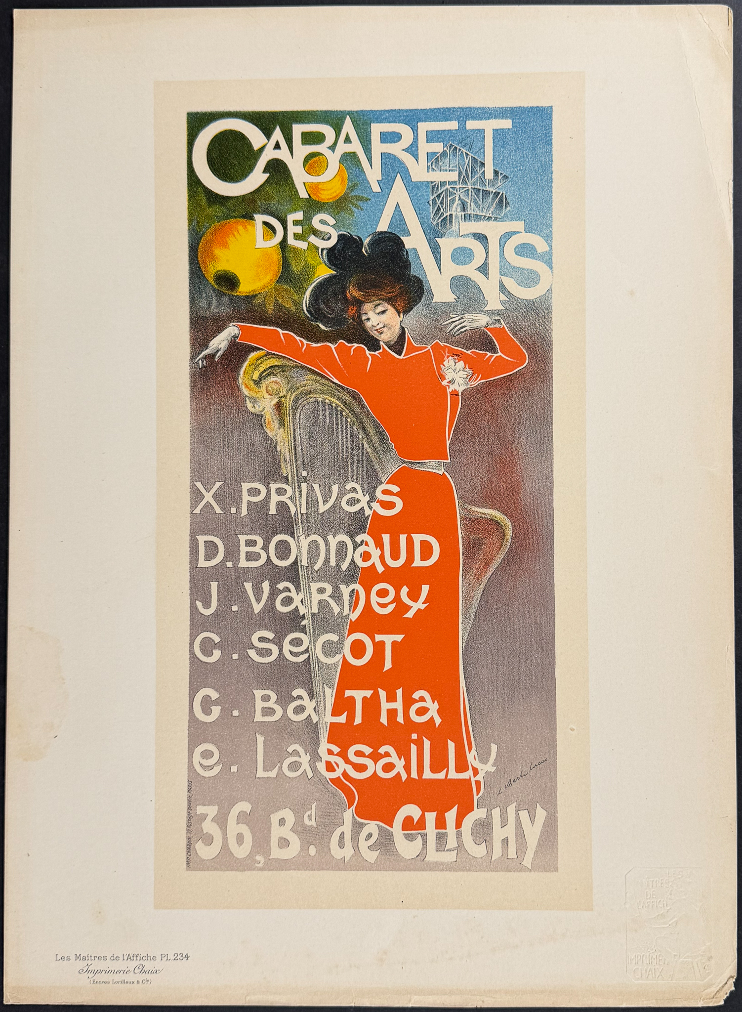 Maitres Affiches - 9 Poster Lithographs