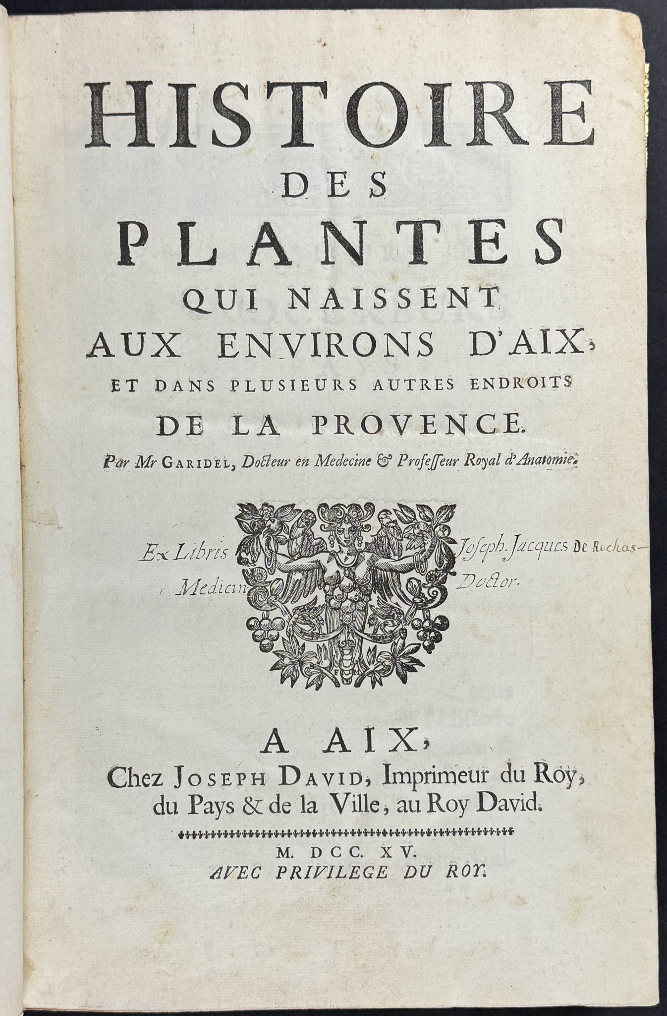 Garidel's Histoire des plantes - Volume with 100 Hand-colored Botanical Engravings