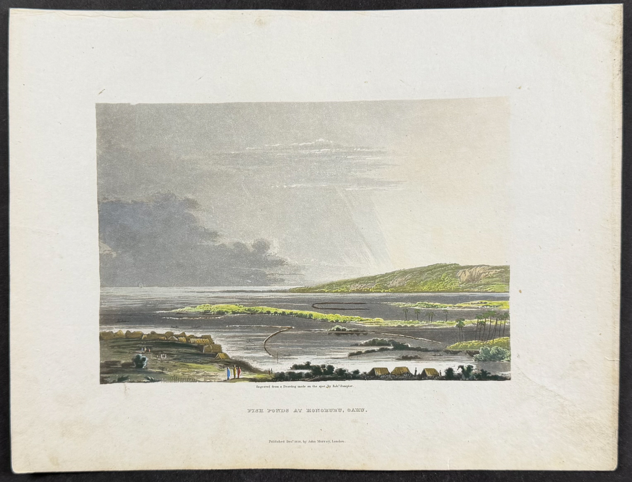 Byron, Hawaii - Fish Ponds at Honoruru, Oahu (Honolulu, Sandwich Islands)