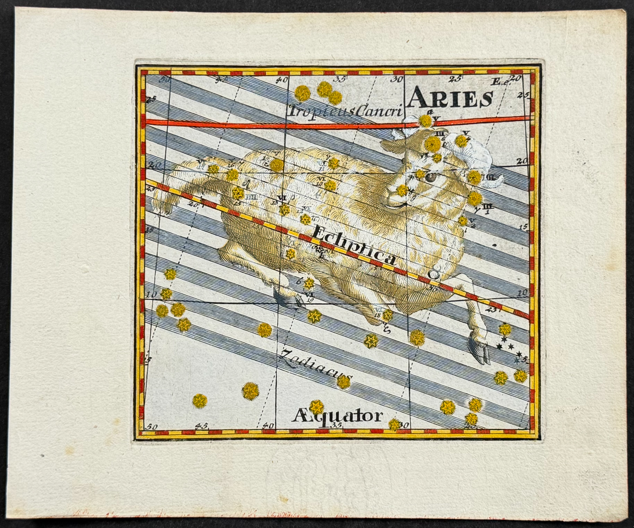 Thomas - Constellation or Celestial Chart of Aries (Ram)
