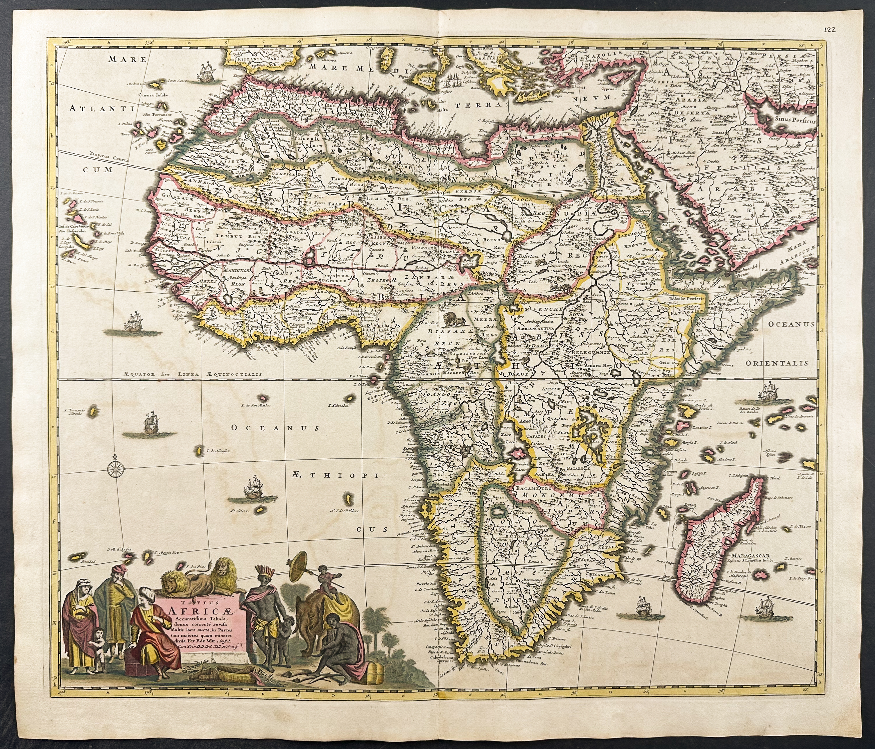 De Wit - Map of Africa