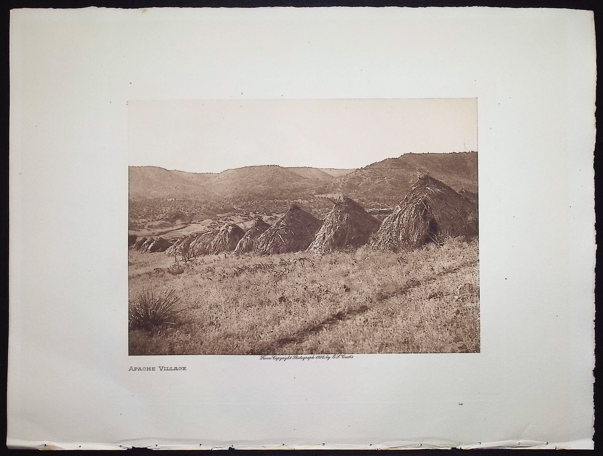 Edward Curtis - Apache Village