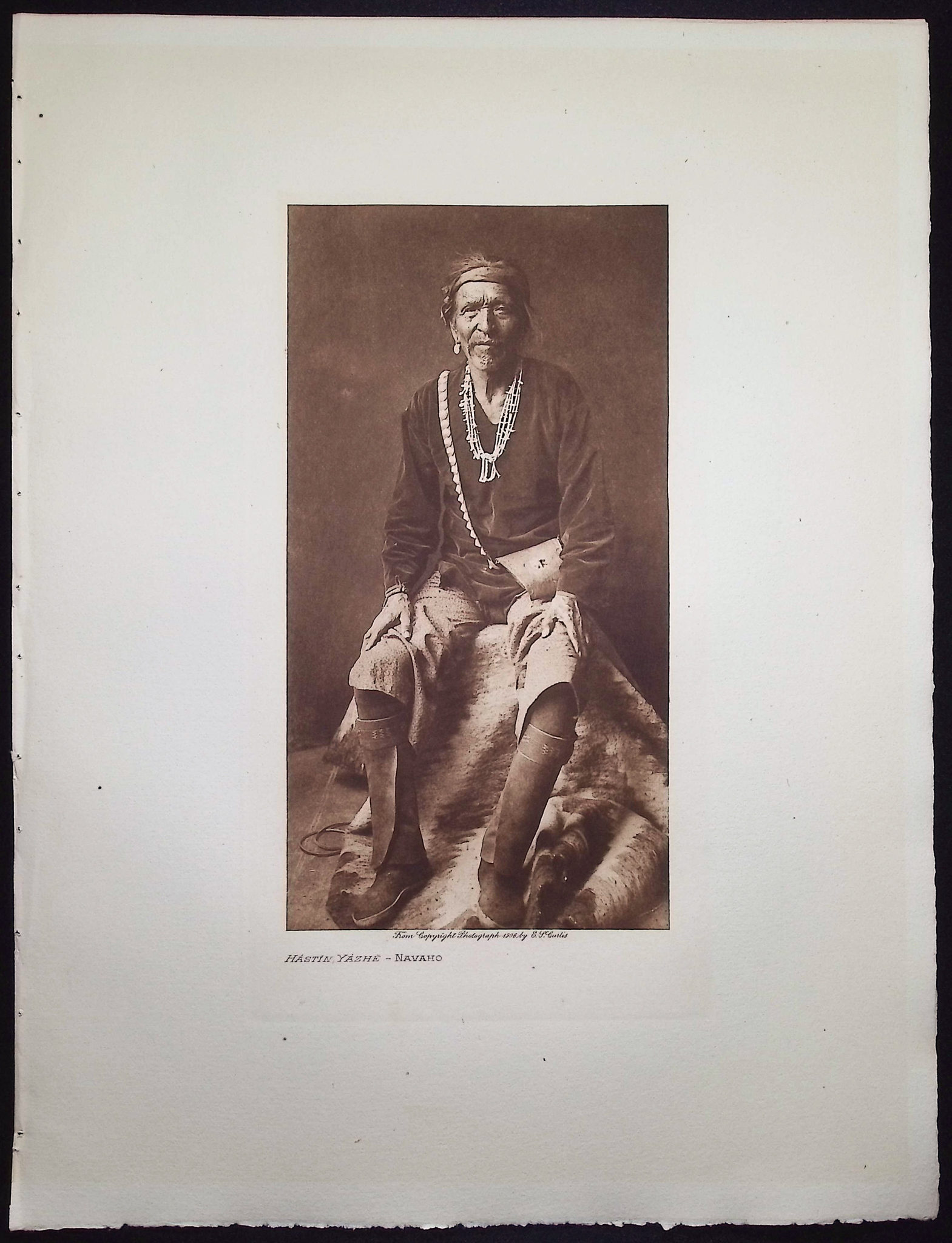 Edward Curtis - Hastin Yazhe - Navaho