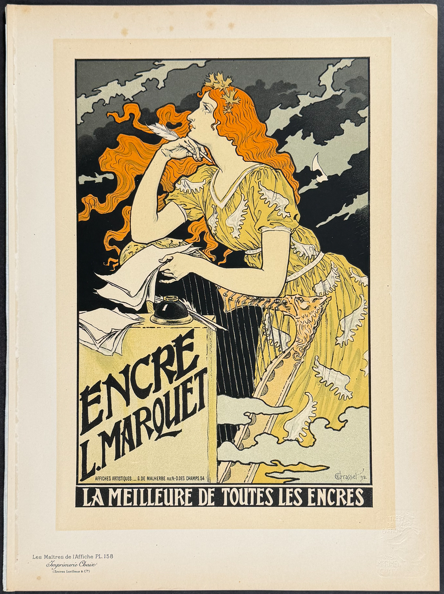 Maitres Affiches after Cheret - 8 Poster Lithographs