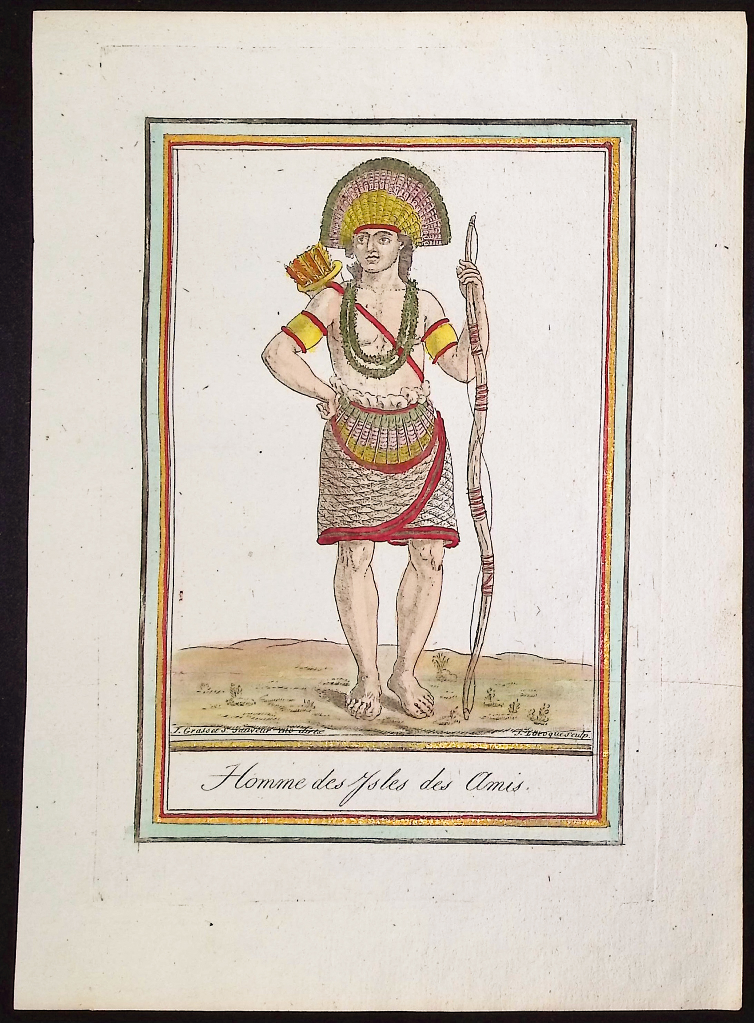 Grasset - Man from the Friendly Islands or Tonga [Homme des isles des Amis]