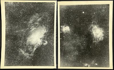 Fessenkov & Rozhovsky - 4 Gasous Dust Nebulae Photographs. This scarce original photograph is 