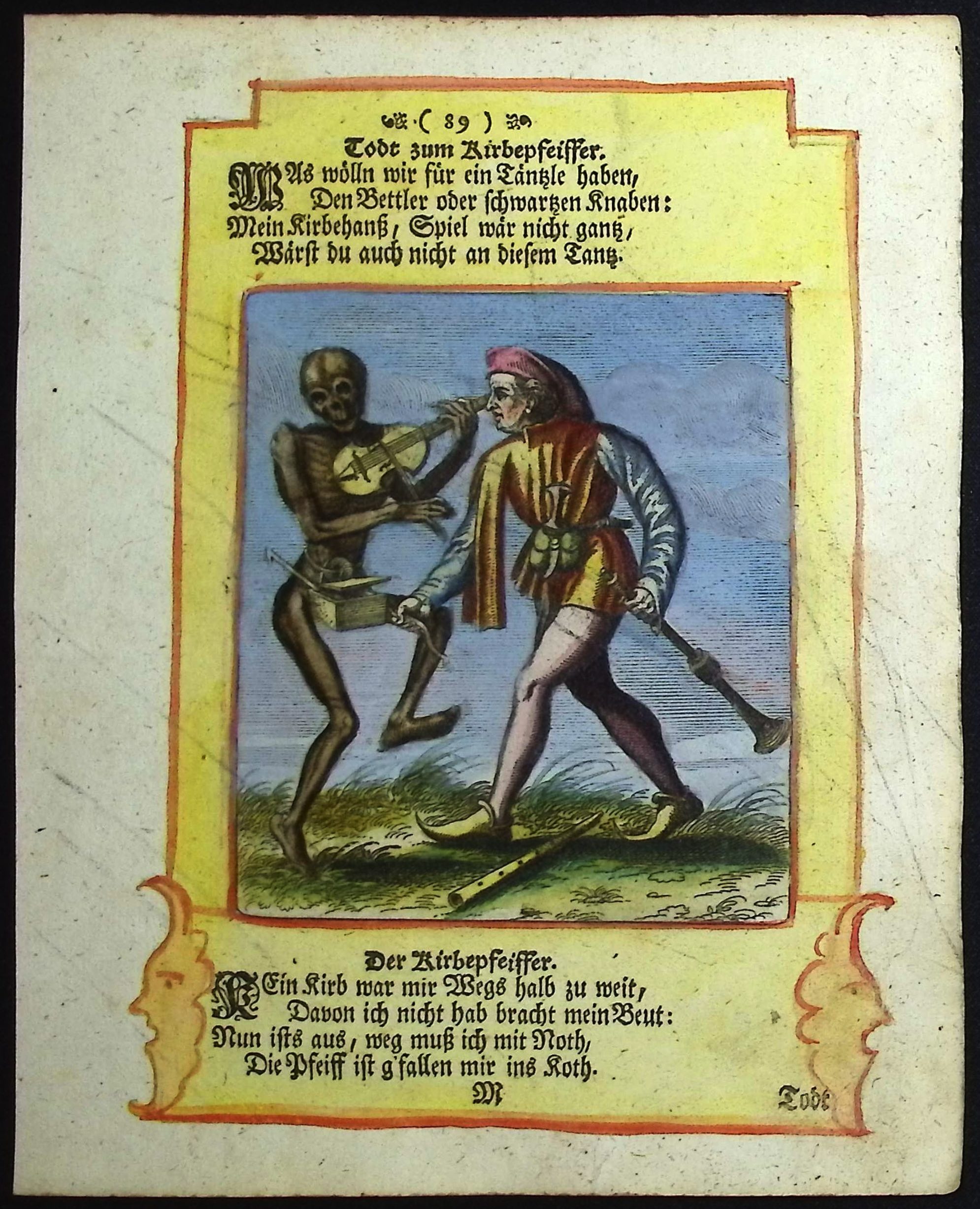 Merian - Pair of Dance of Death Engravings